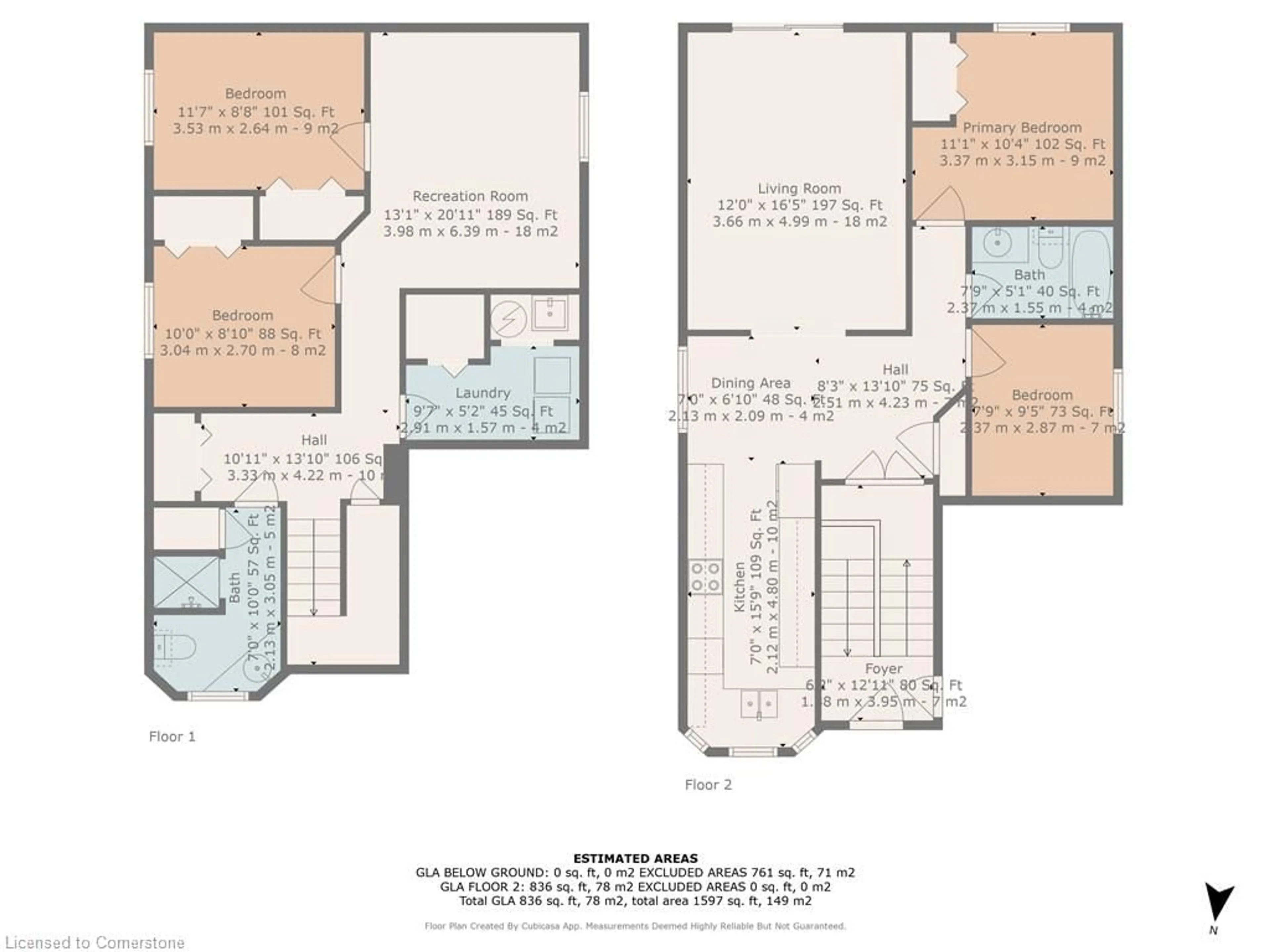 Floor plan for 67 Joseph St, Tillsonburg Ontario N4G 5M1