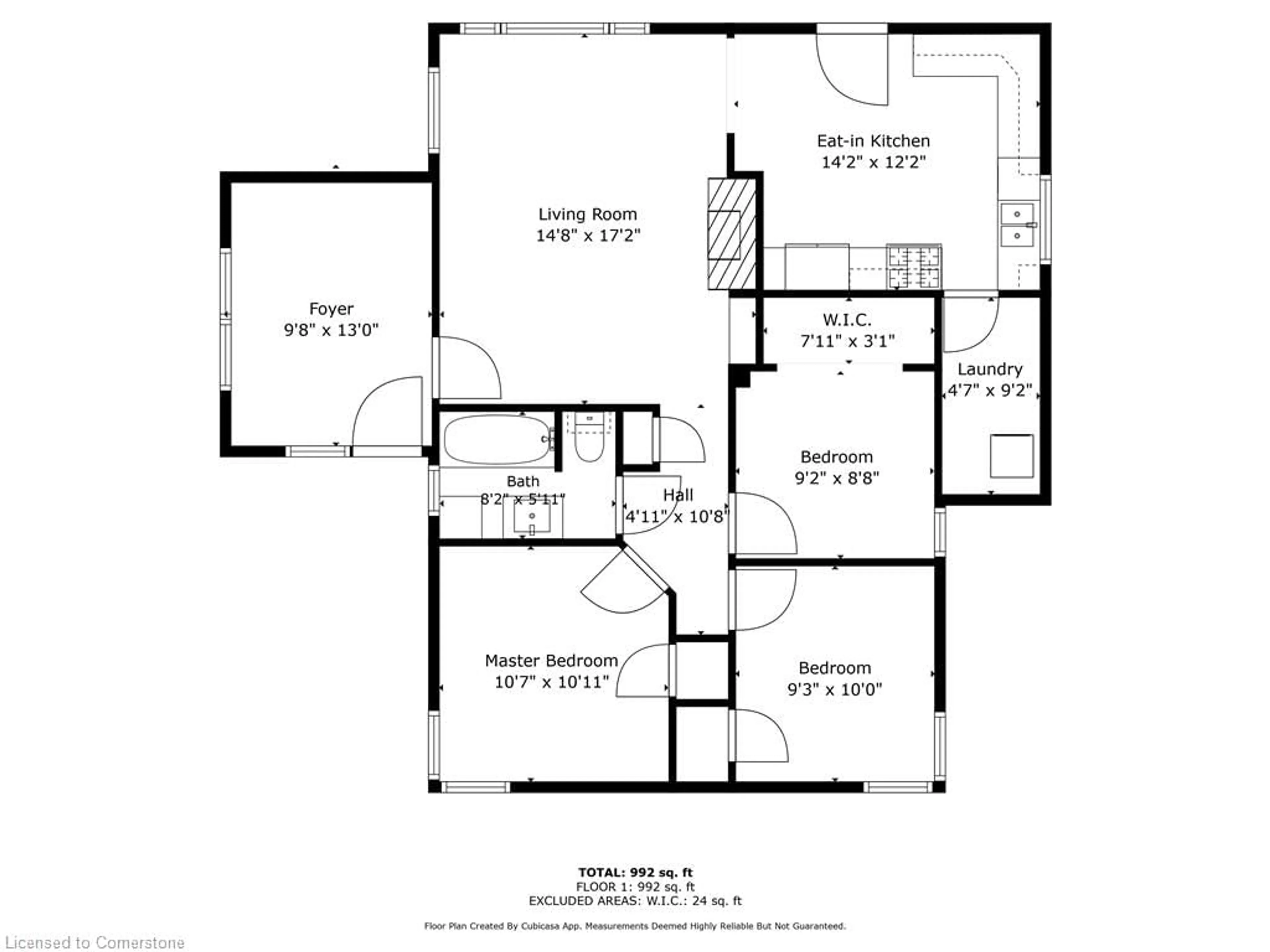 Floor plan for 258 Norfolk Ave, Delhi Ontario N4B 2N3
