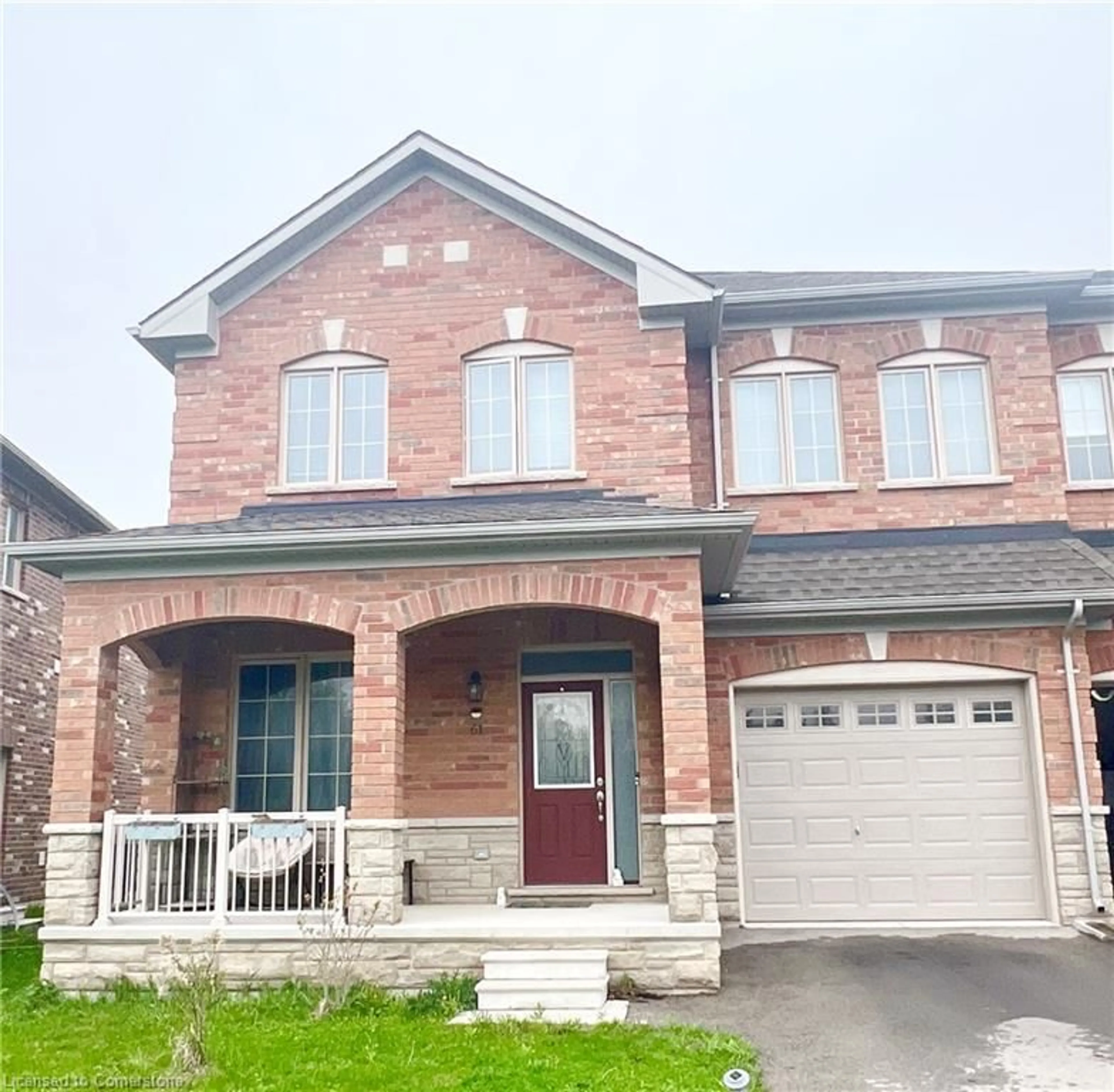 Home with brick exterior material, street for 61 Harvest Ave, Tillsonburg Ontario N4G 0H9
