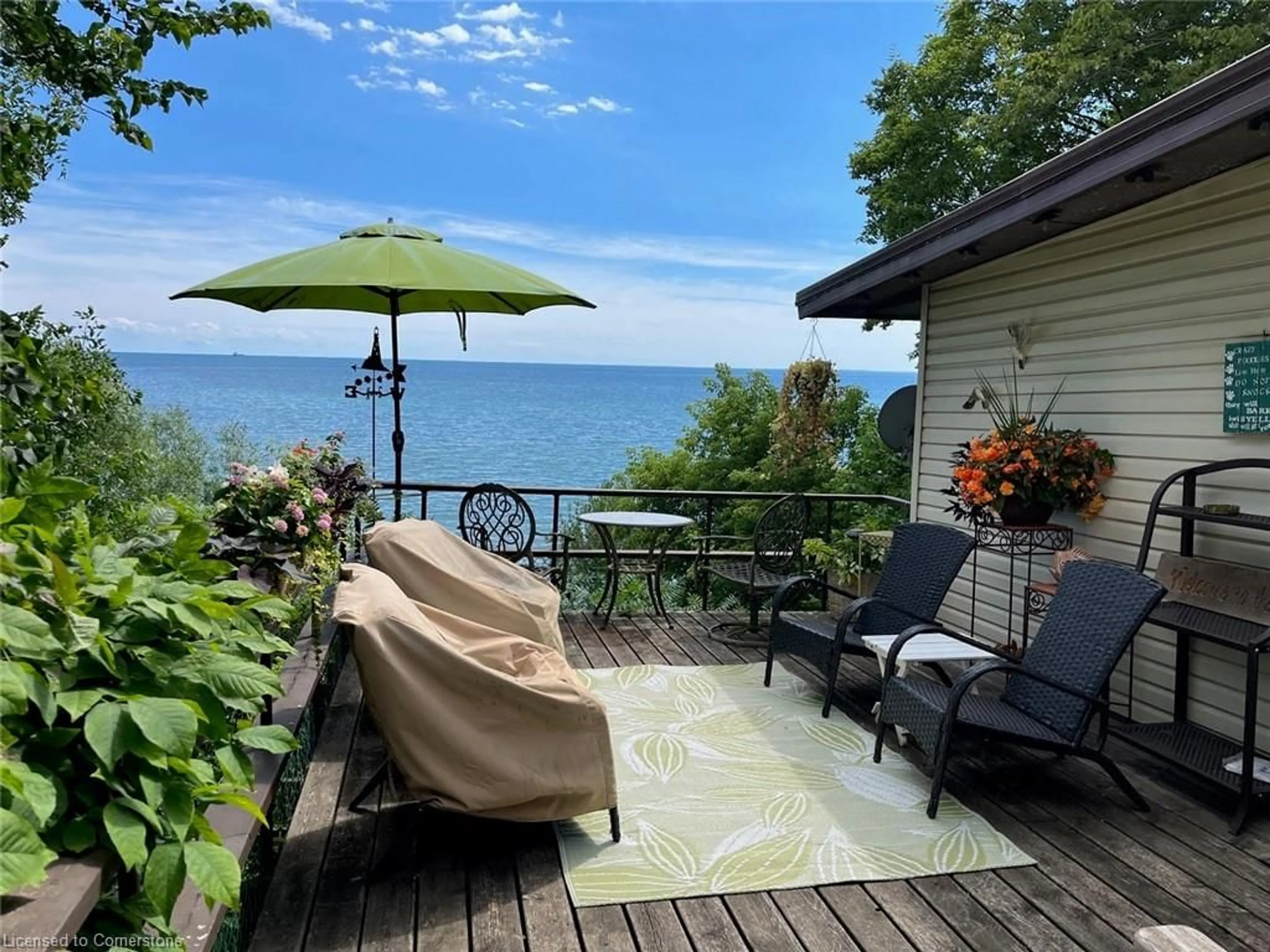 Patio, water/lake/river/ocean view for 110 Old Lakeshore Rd, Woodhouse Ontario N0A 1N3
