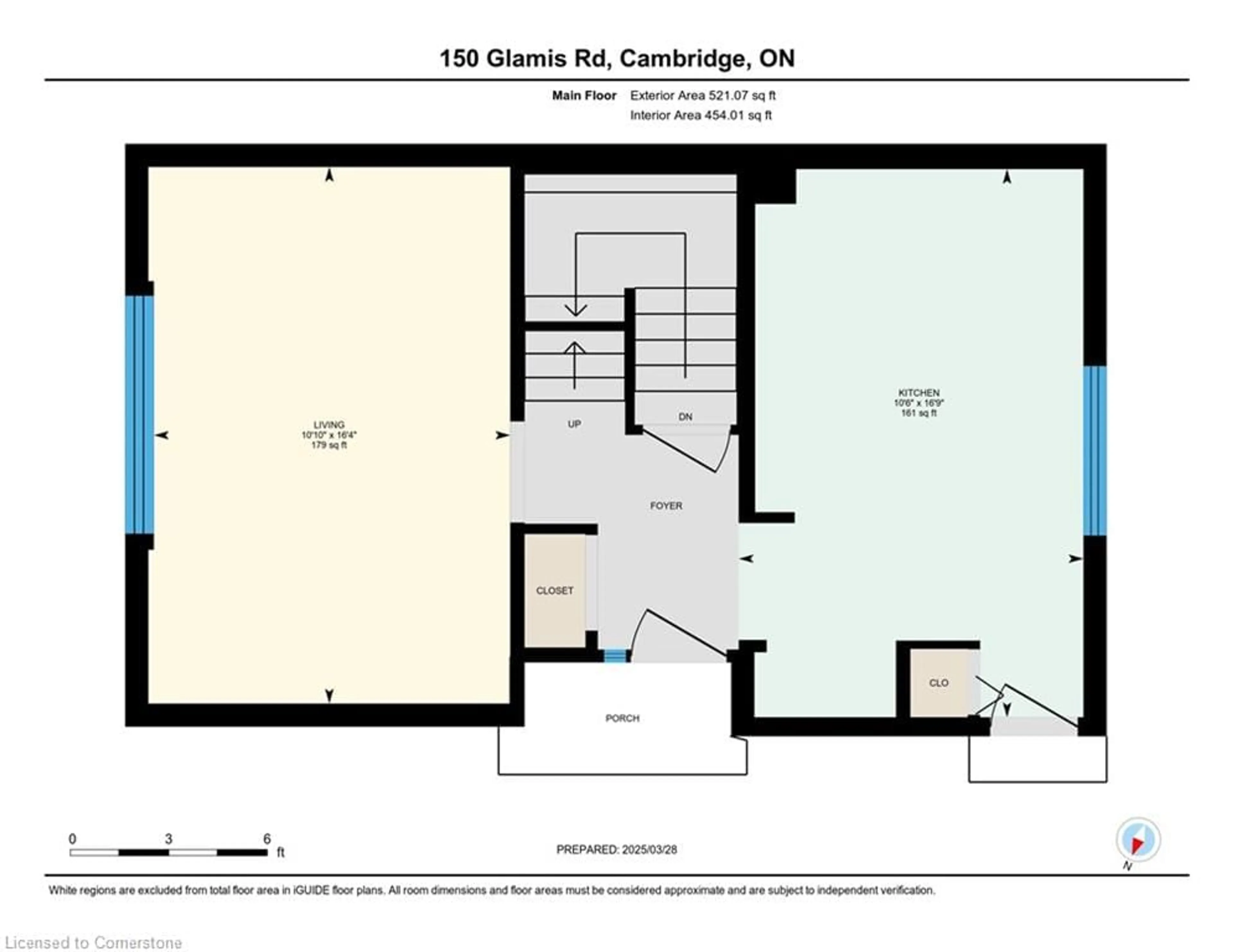 Floor plan for 150 Glamis Rd, Cambridge Ontario N1R 6S9