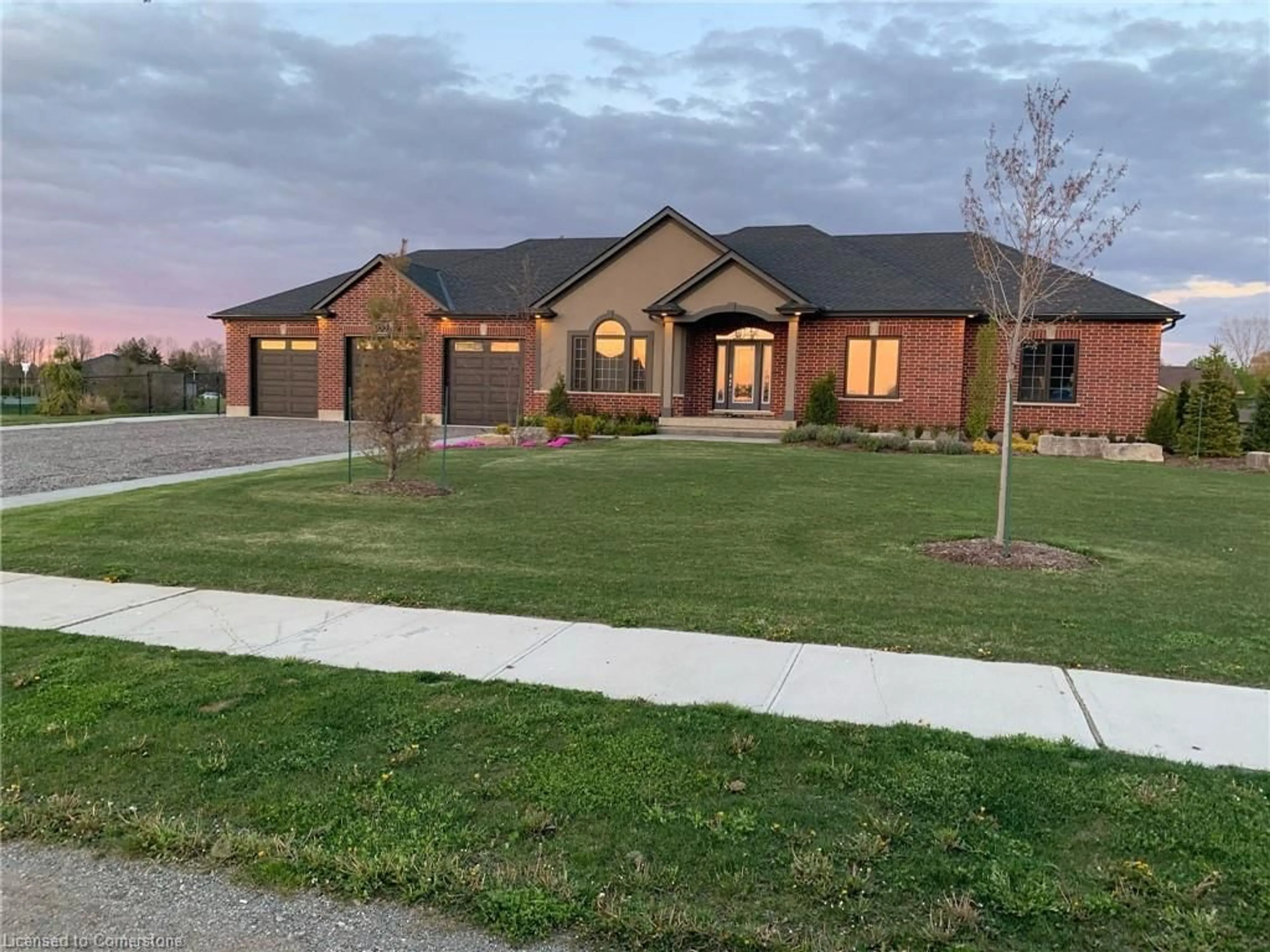 Home with brick exterior material, street for 155 Deer Cres, Burgessville Ontario N0J 1C0