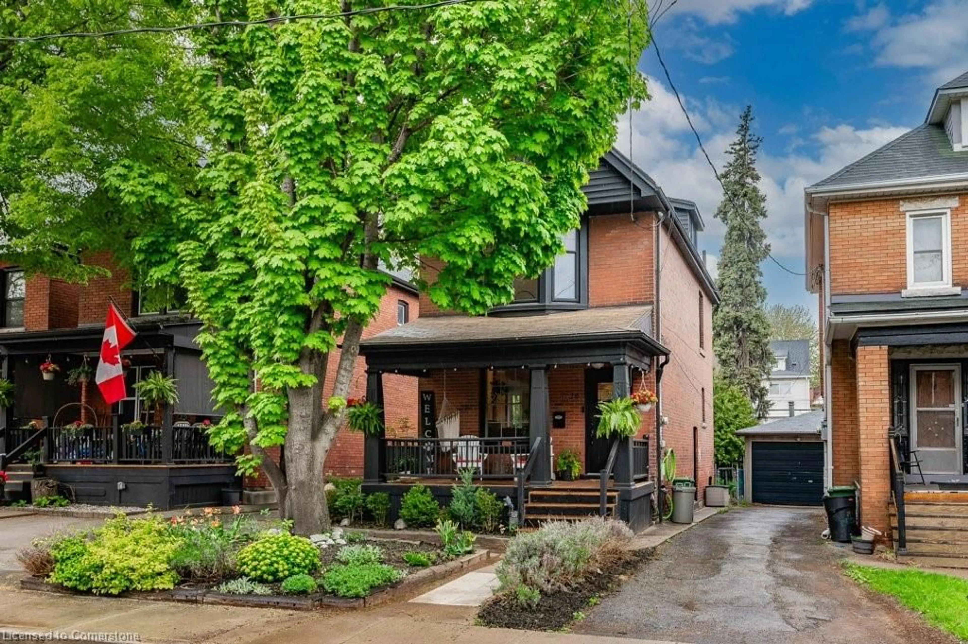 Home with brick exterior material, street for 26 Cedar Ave, Hamilton Ontario L8M 3A5