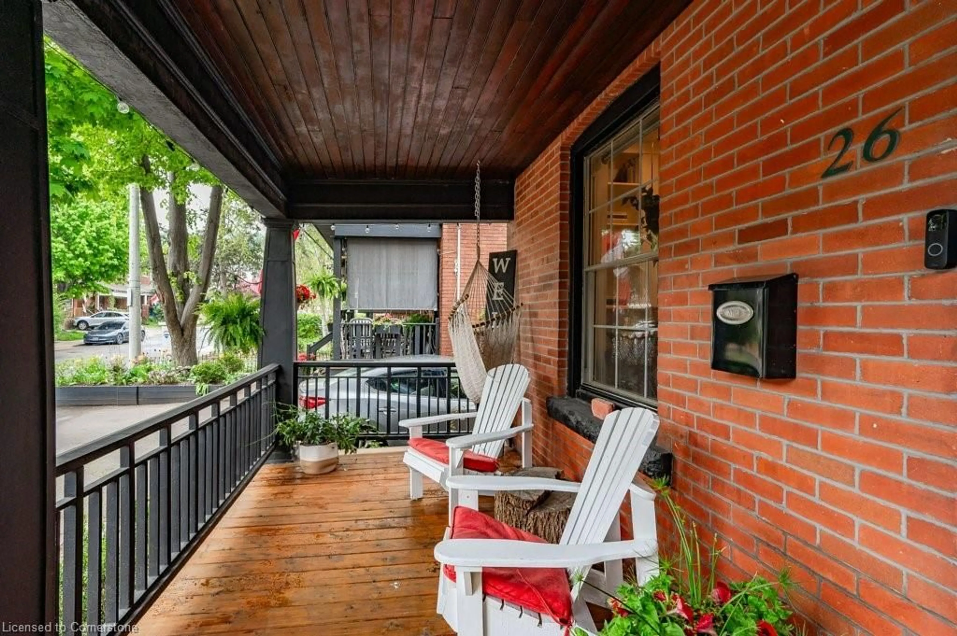 Patio, street for 26 Cedar Ave, Hamilton Ontario L8M 3A5