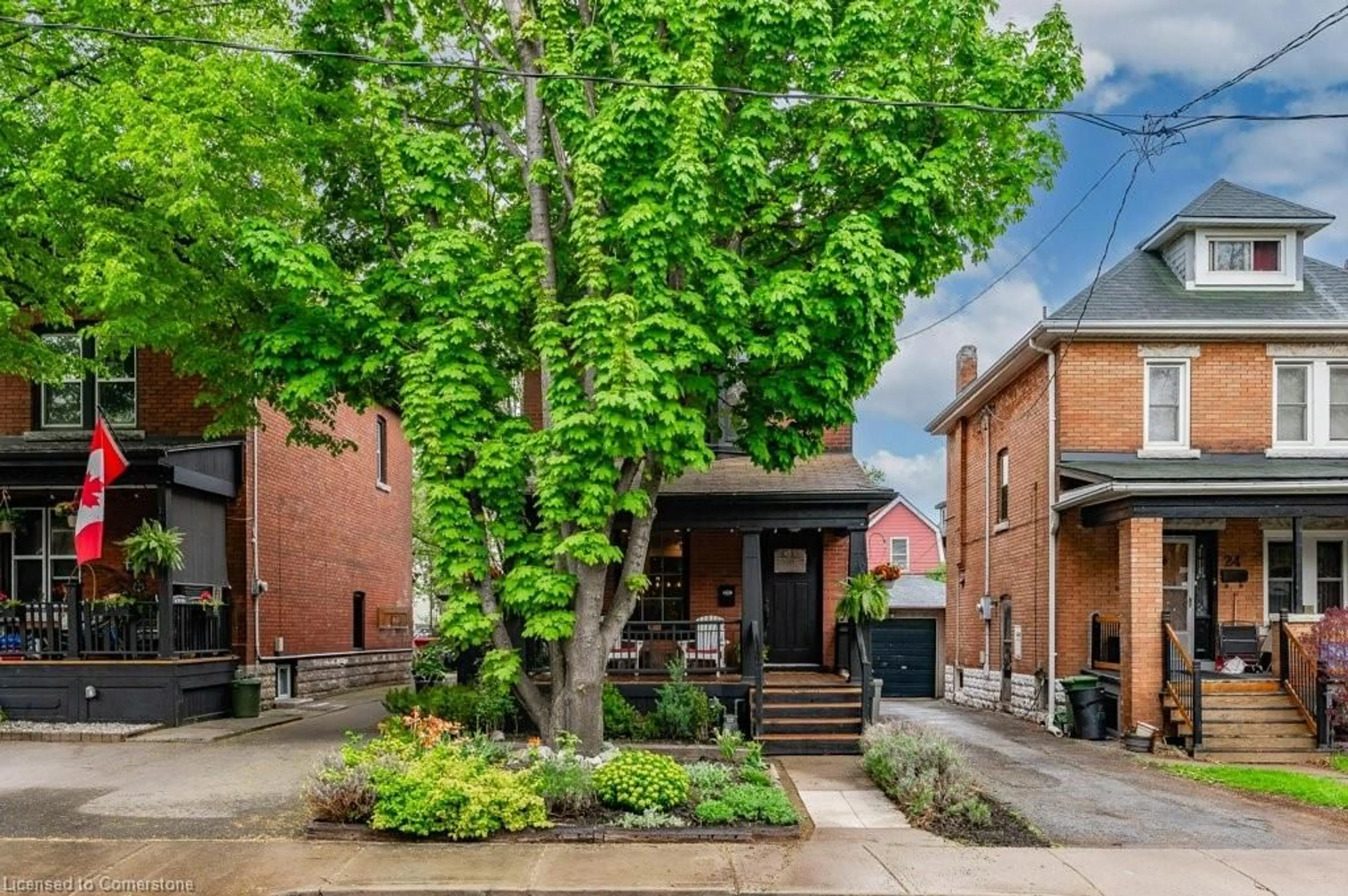 Home with brick exterior material, street for 26 Cedar Ave, Hamilton Ontario L8M 3A5
