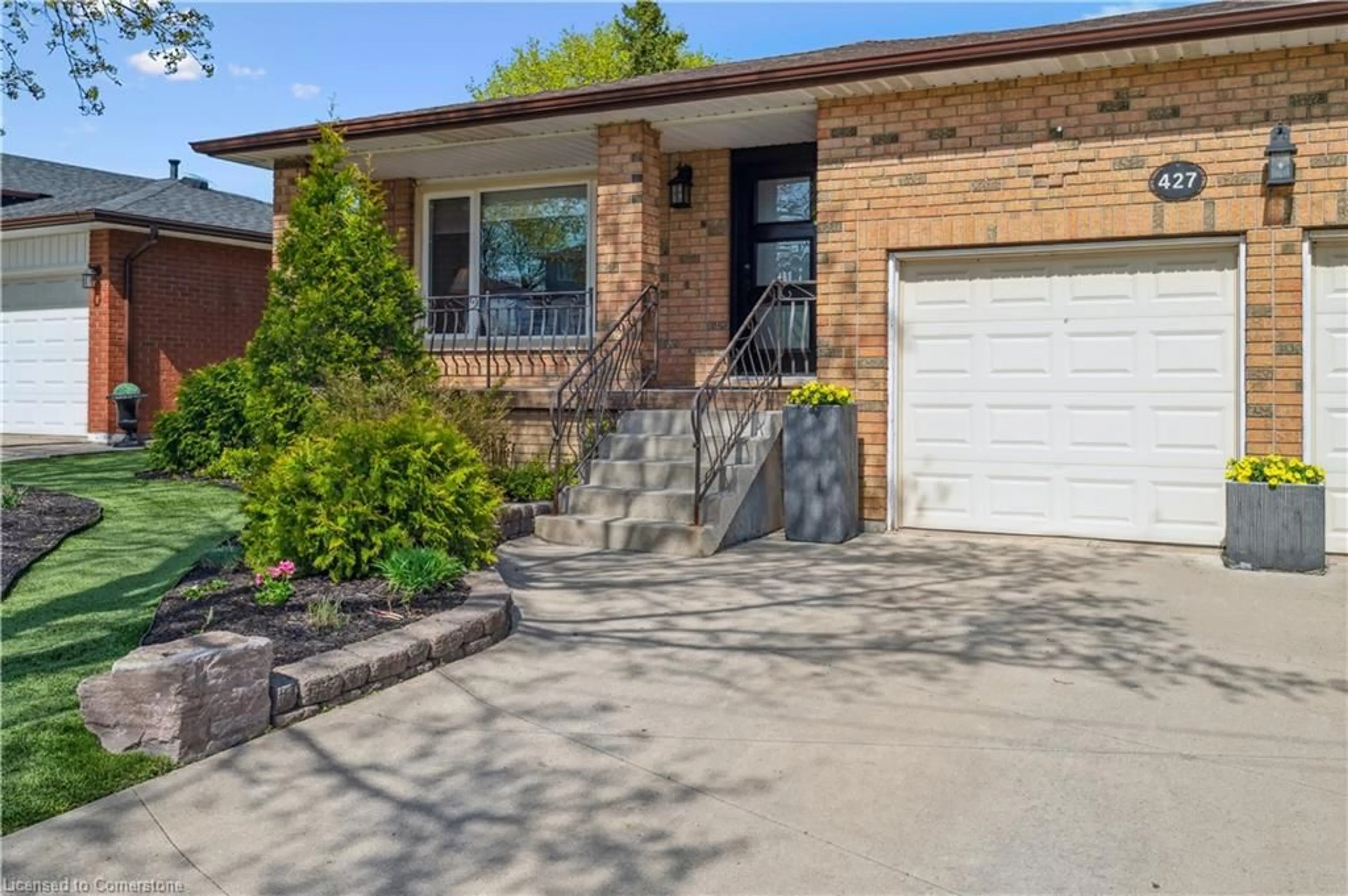 Home with brick exterior material, street for 427 Upper Horning Rd, Hamilton Ontario L9C 7P5