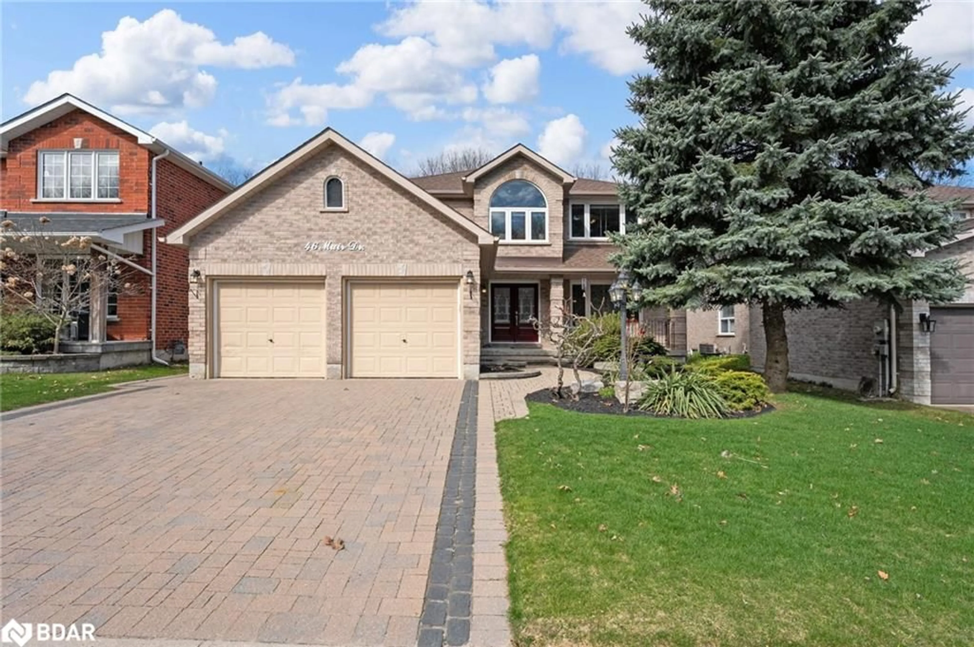Home with brick exterior material, street for 46 Muir Dr, Barrie Ontario L4N 0J1