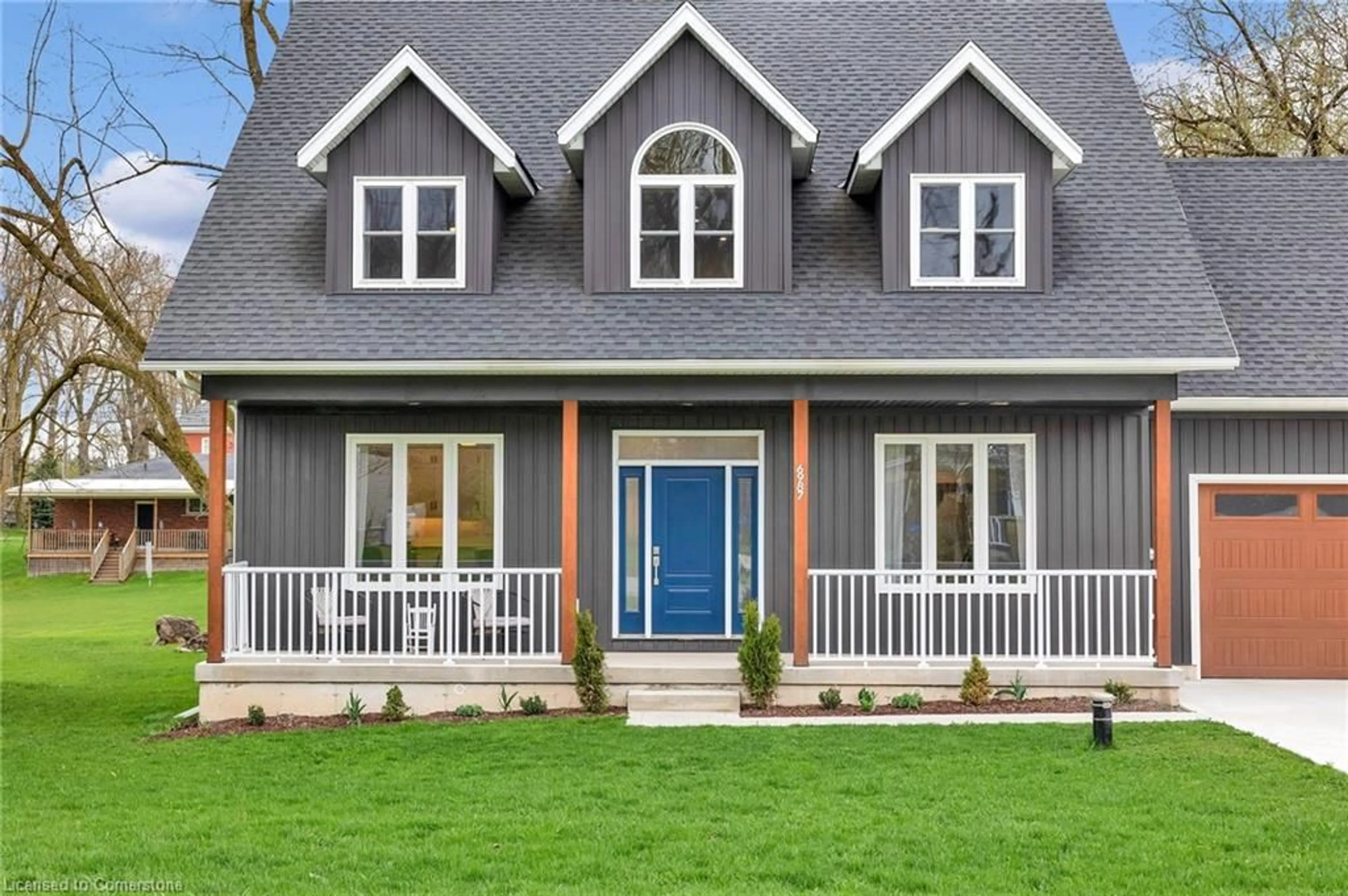 Home with vinyl exterior material, street for 6987 Main St, Millbank Ontario N0K 1L0