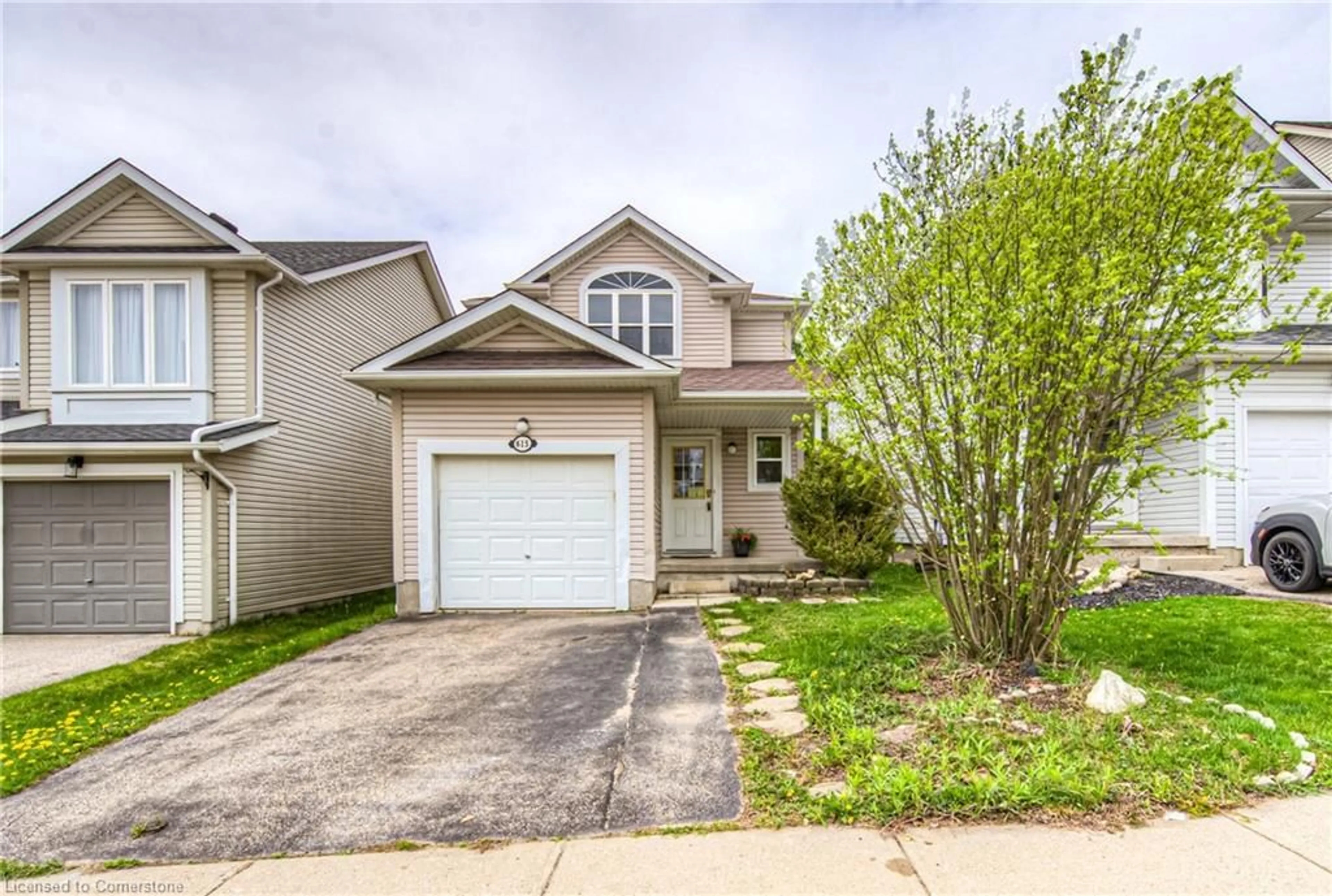 Home with vinyl exterior material, street for 615 Royal Fern St, Waterloo Ontario N2V 2P5