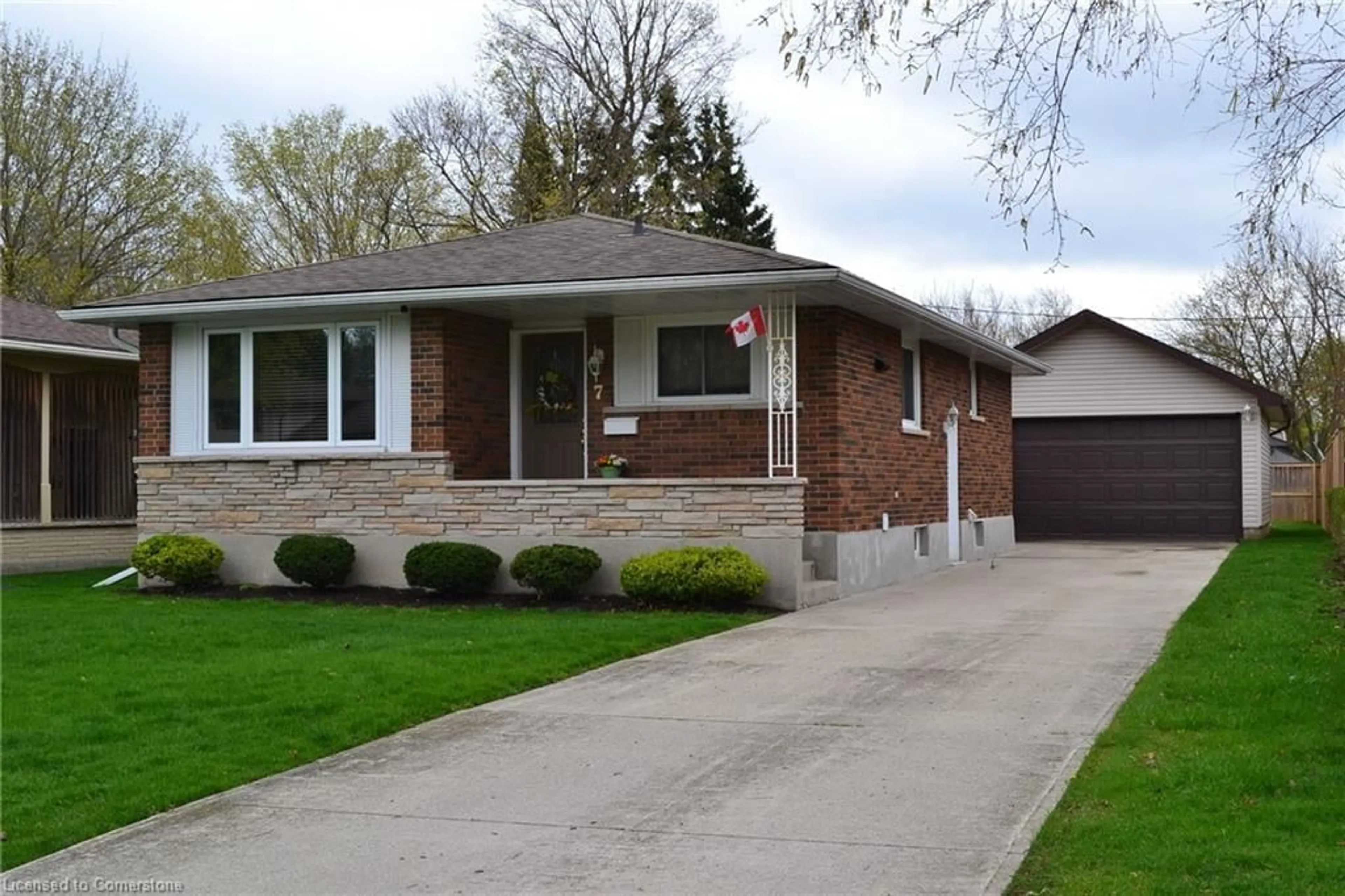 Home with brick exterior material, street for 7 Mourningdove Cres, Elmira Ontario N3B 1E2
