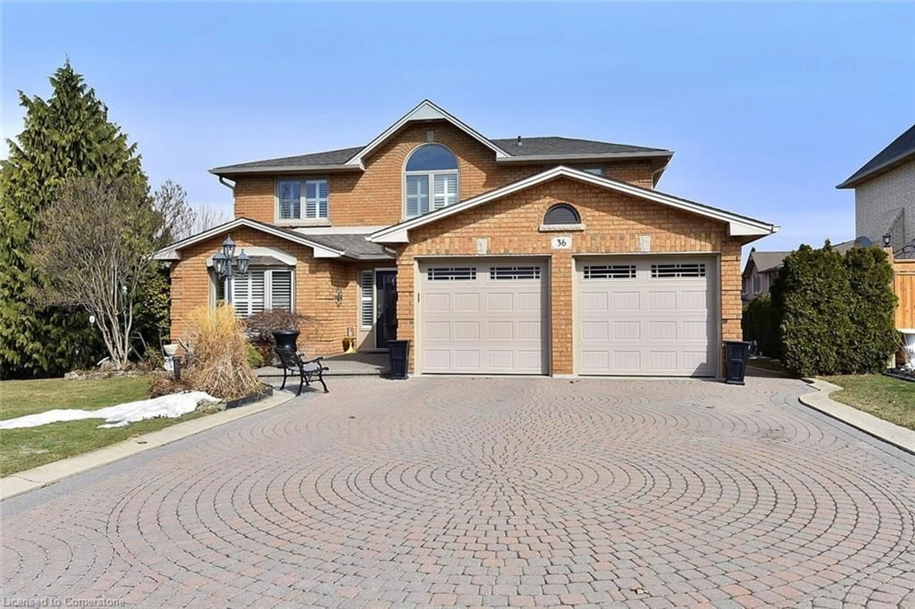 Home with brick exterior material, street for 36 Tommar Pl, Hamilton Ontario L8G 5B4