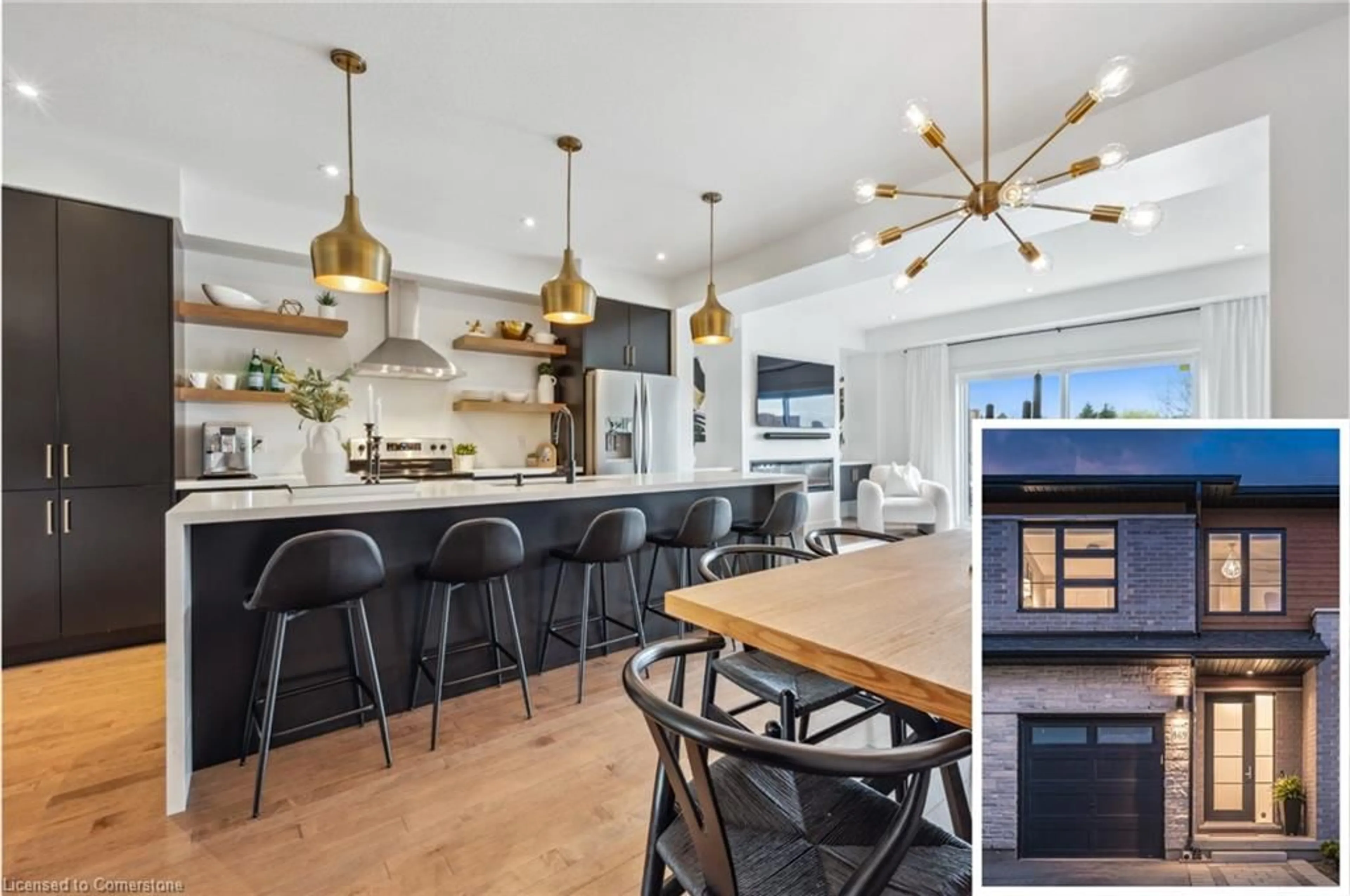 Open concept kitchen, unknown for 869 Robert Ferrie Dr, Kitchener Ontario N2R 0P2