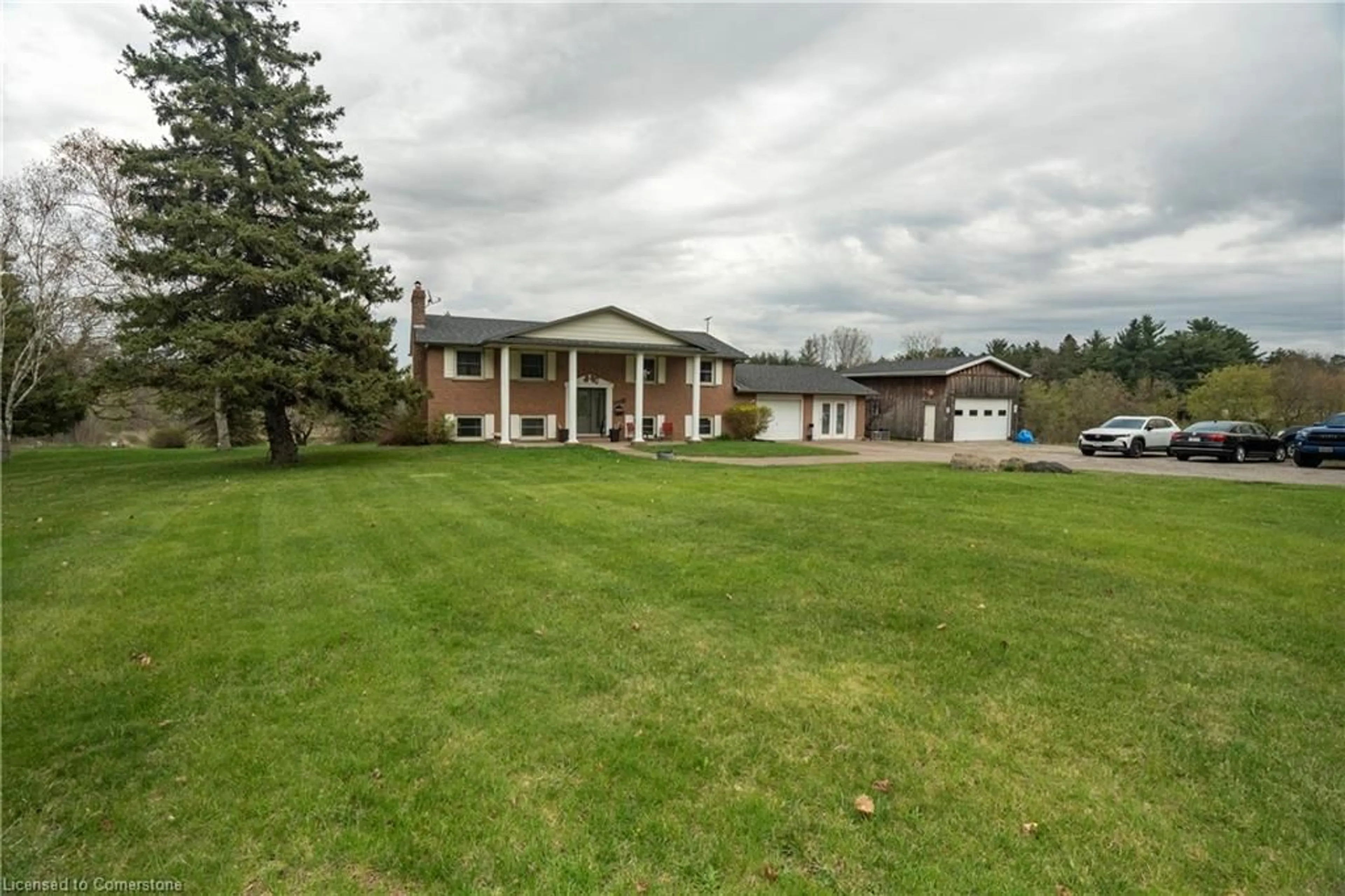 A pic from outside/outdoor area/front of a property/back of a property/a pic from drone, unknown for 24 Highway 24, Scotland Ontario N0E 1R0