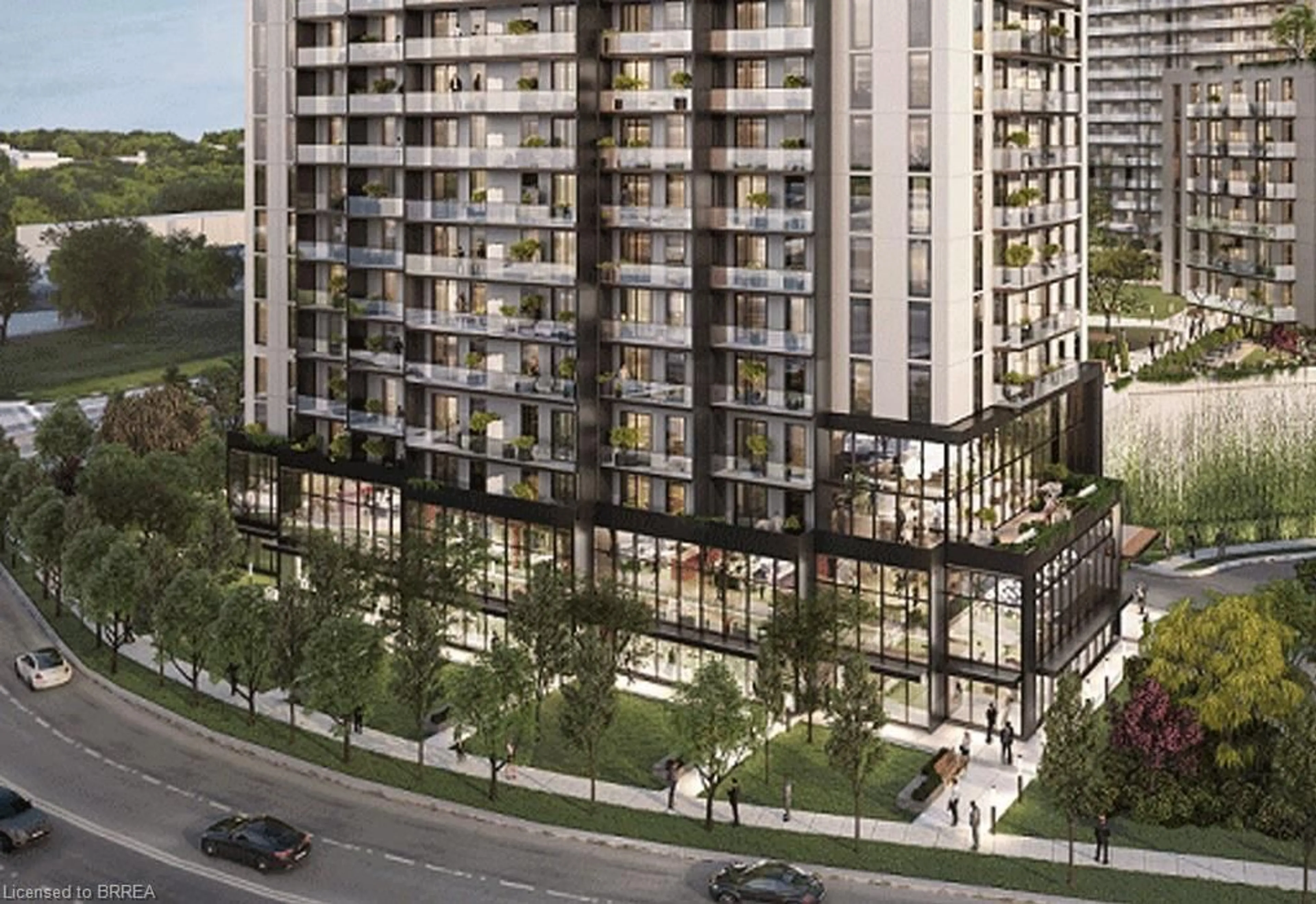 Indoor foyer for 33 Erie Ave #1141, Brantford Ontario N3S 2E7