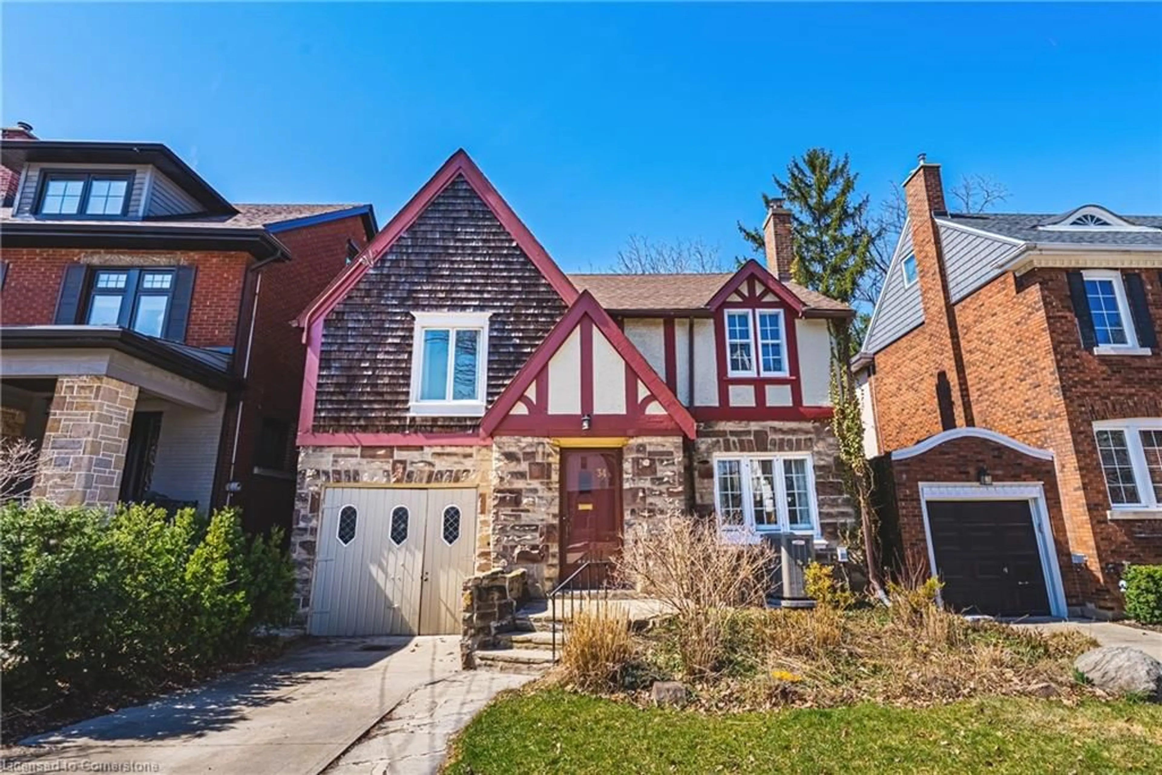 Home with brick exterior material, street for 34 Chedoke Ave, Hamilton Ontario L8P 4N9