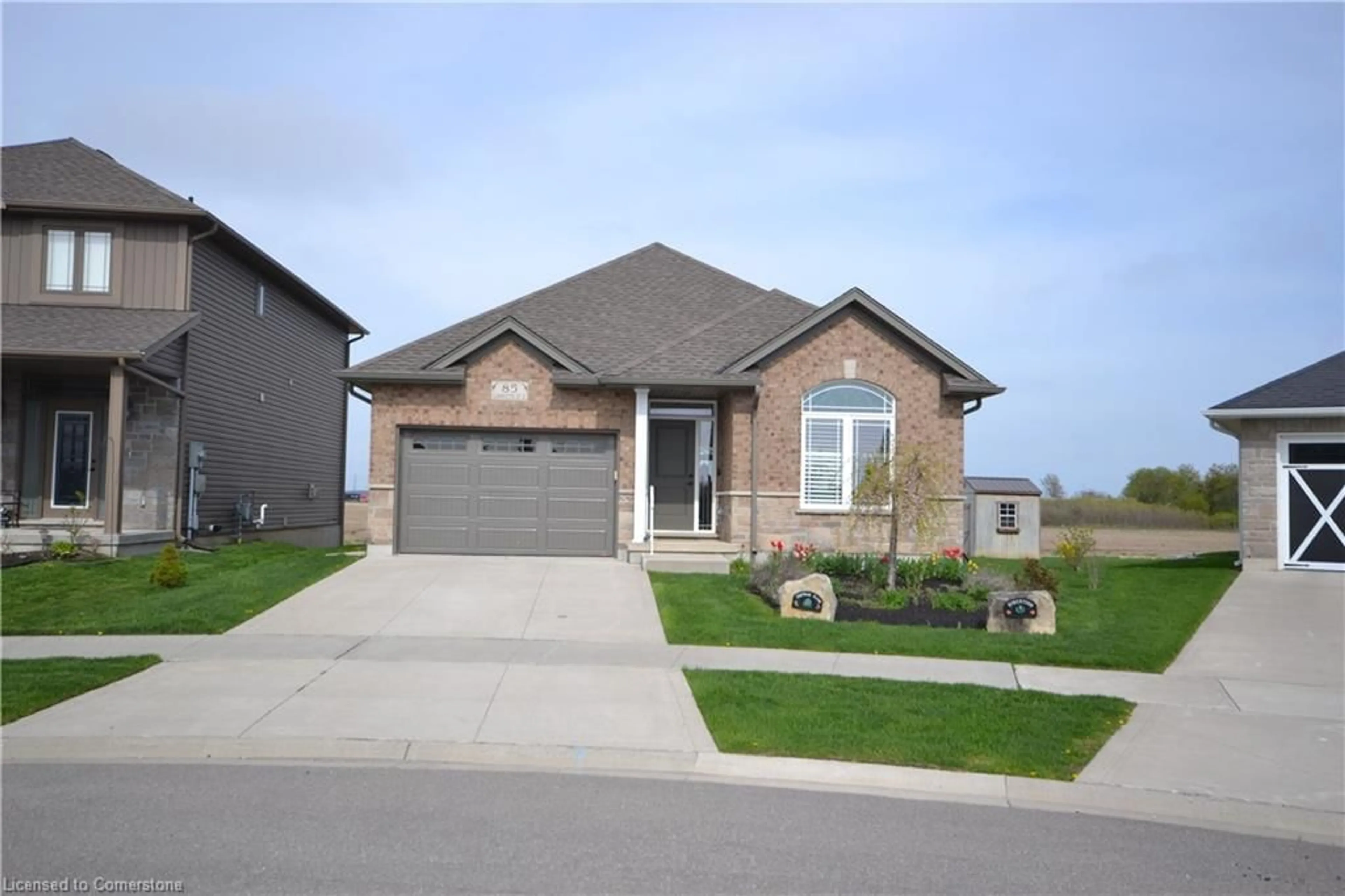 Home with brick exterior material, street for 85 Lafayette Street East St, Jarvis Ontario N0A 1J0