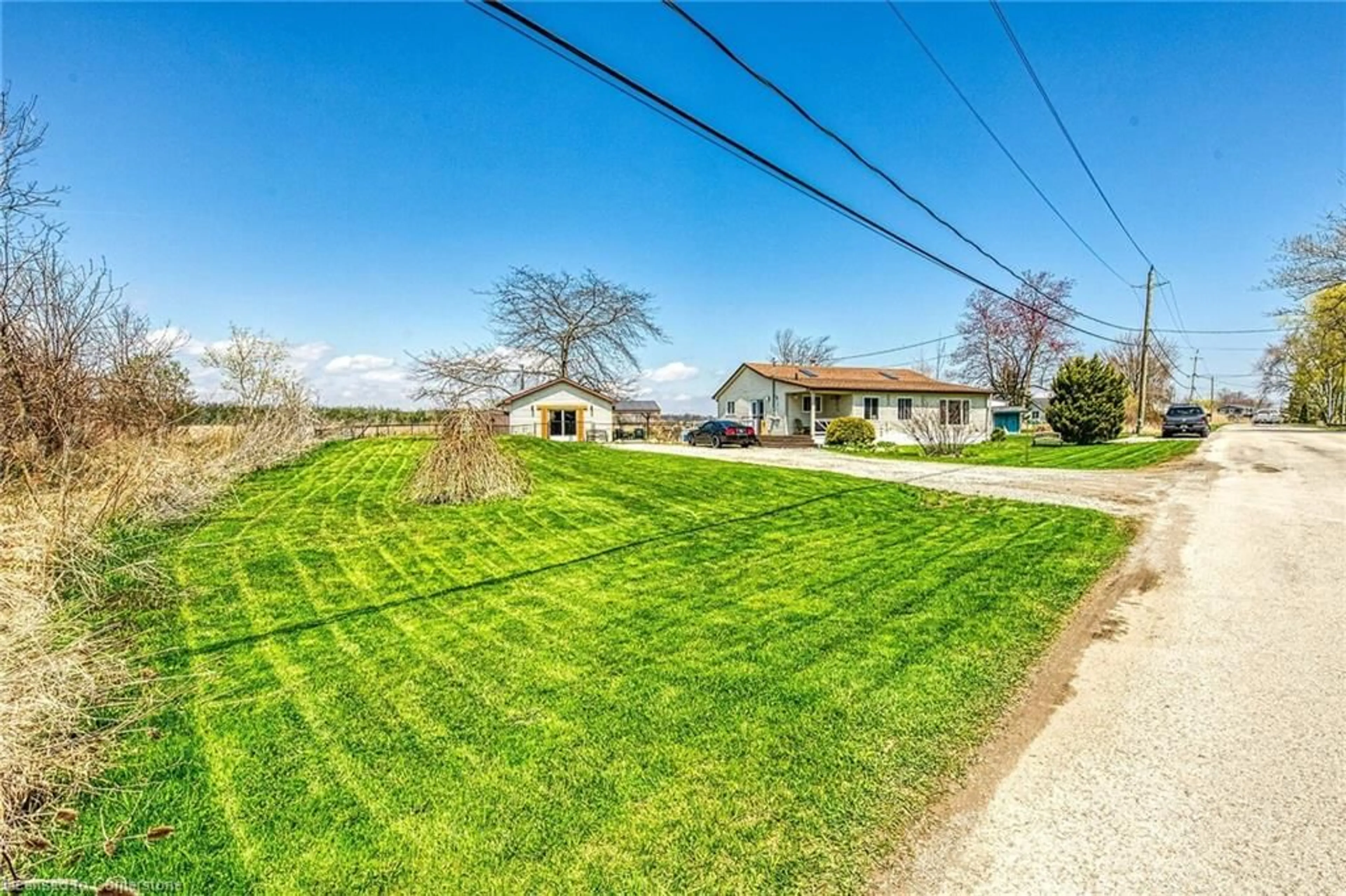 A pic from outside/outdoor area/front of a property/back of a property/a pic from drone, street for 979 Southcoast Dr, Nanticoke Ontario N0A 1L0