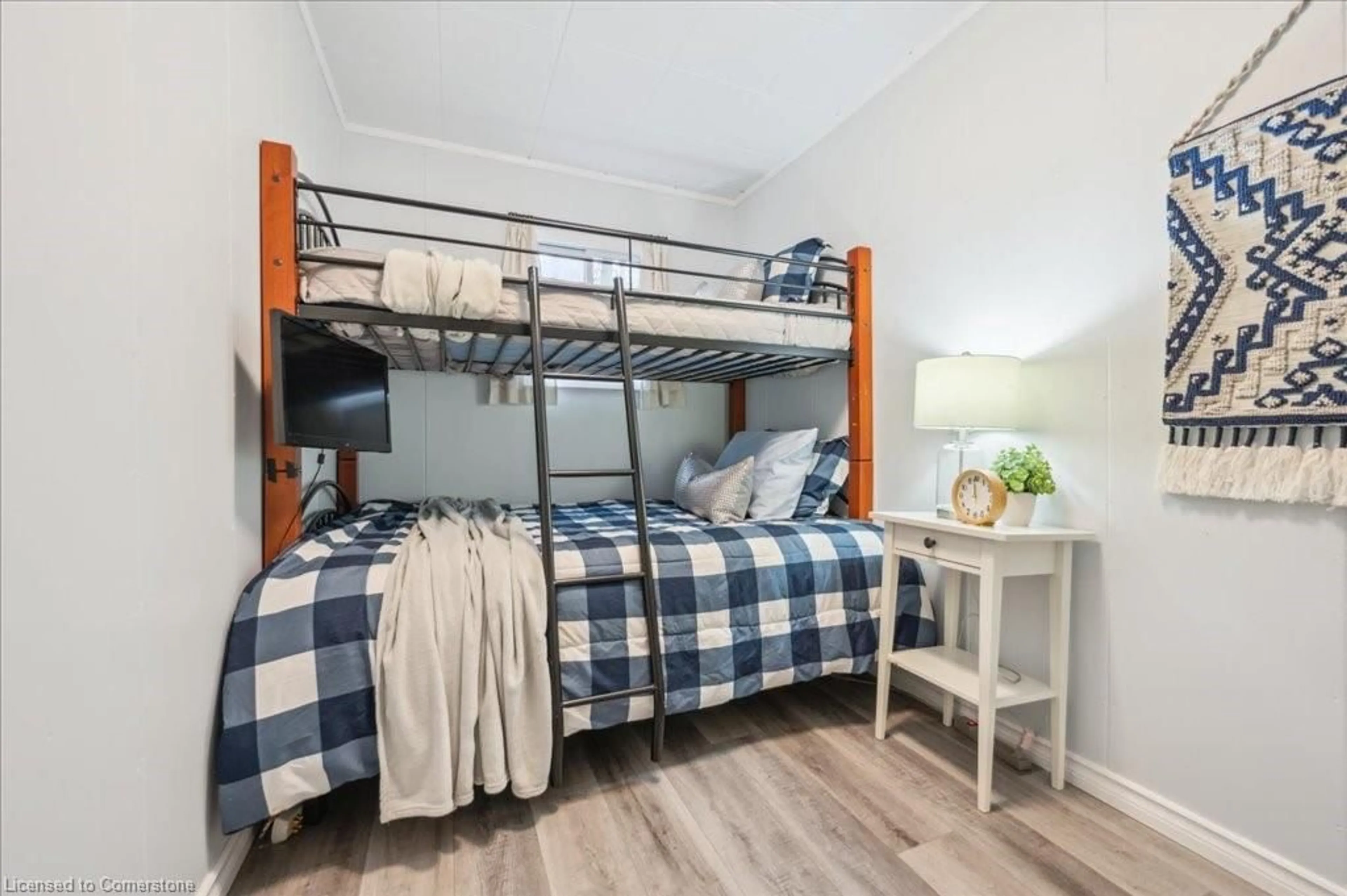 Bedroom with bed, wood/laminate floor for 1012 Tenth N/S St, Belwood Ontario N0B 1J0
