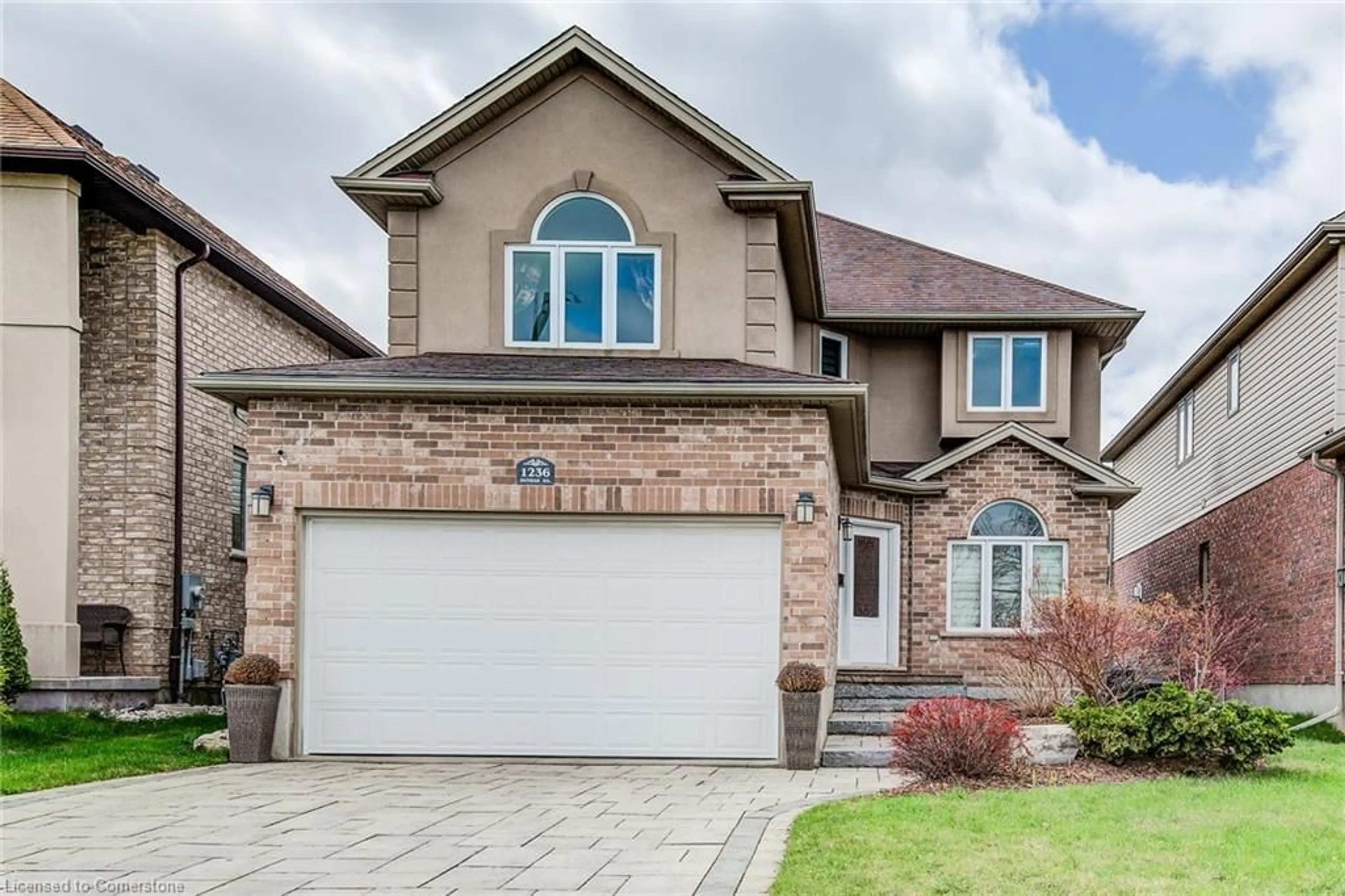 Home with brick exterior material, street for 1236 Dunbar Rd, Cambridge Ontario N3H 4W6