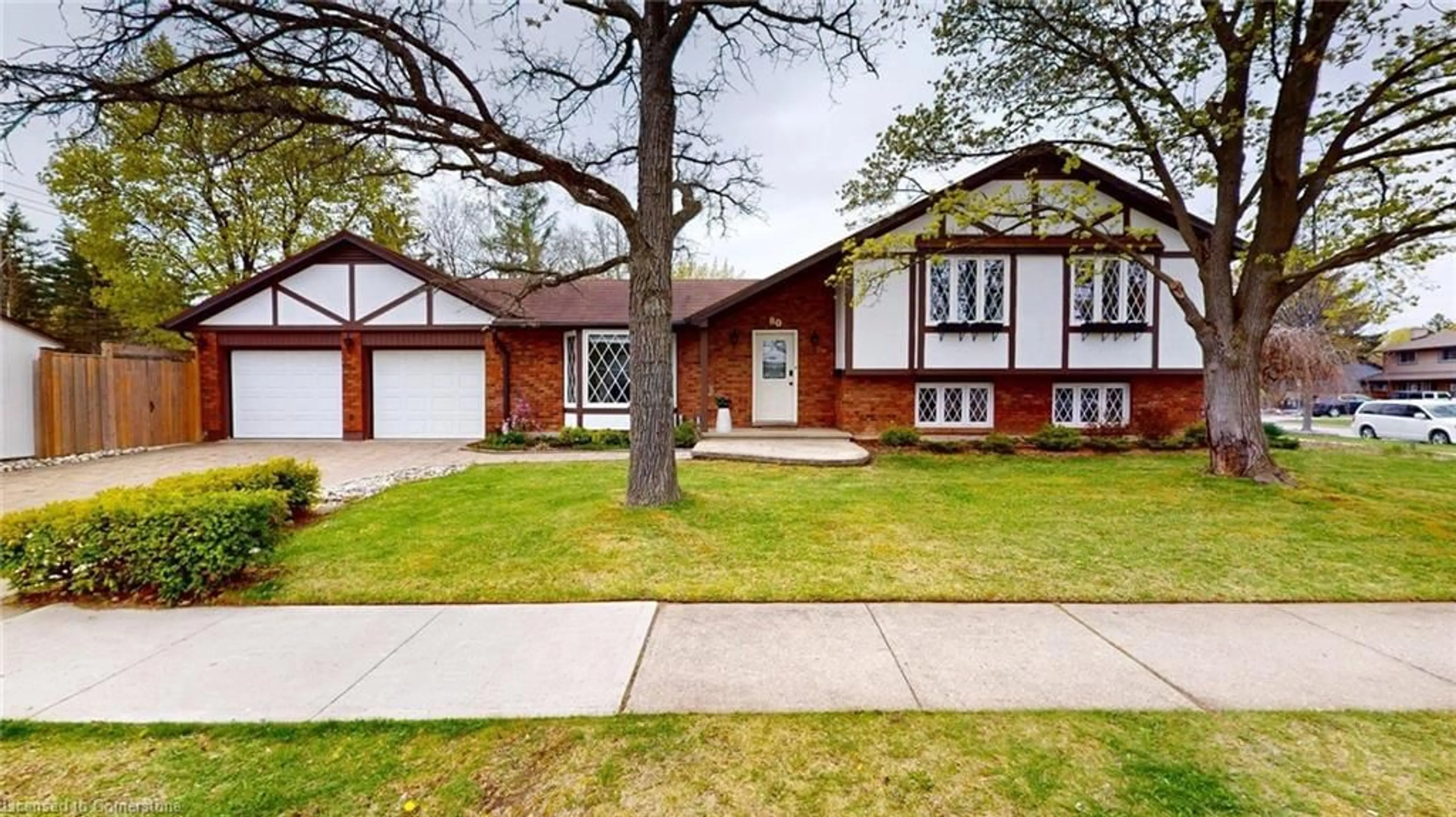Home with brick exterior material, street for 80 Morrison Rd, Kitchener Ontario N2A 2W7