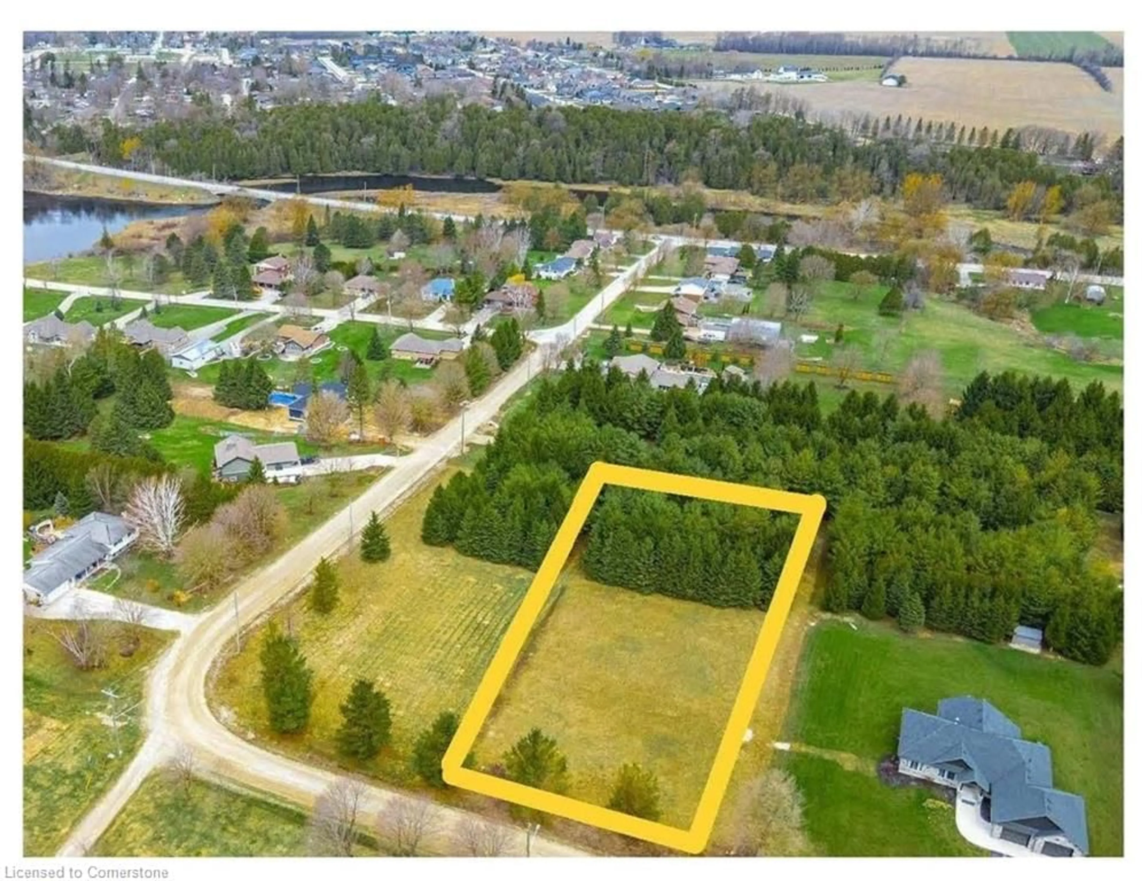 A pic from outside/outdoor area/front of a property/back of a property/a pic from drone, unknown for PARK LOT 3, PAR Oxford St, Mount Forest Ontario N0G 2L3