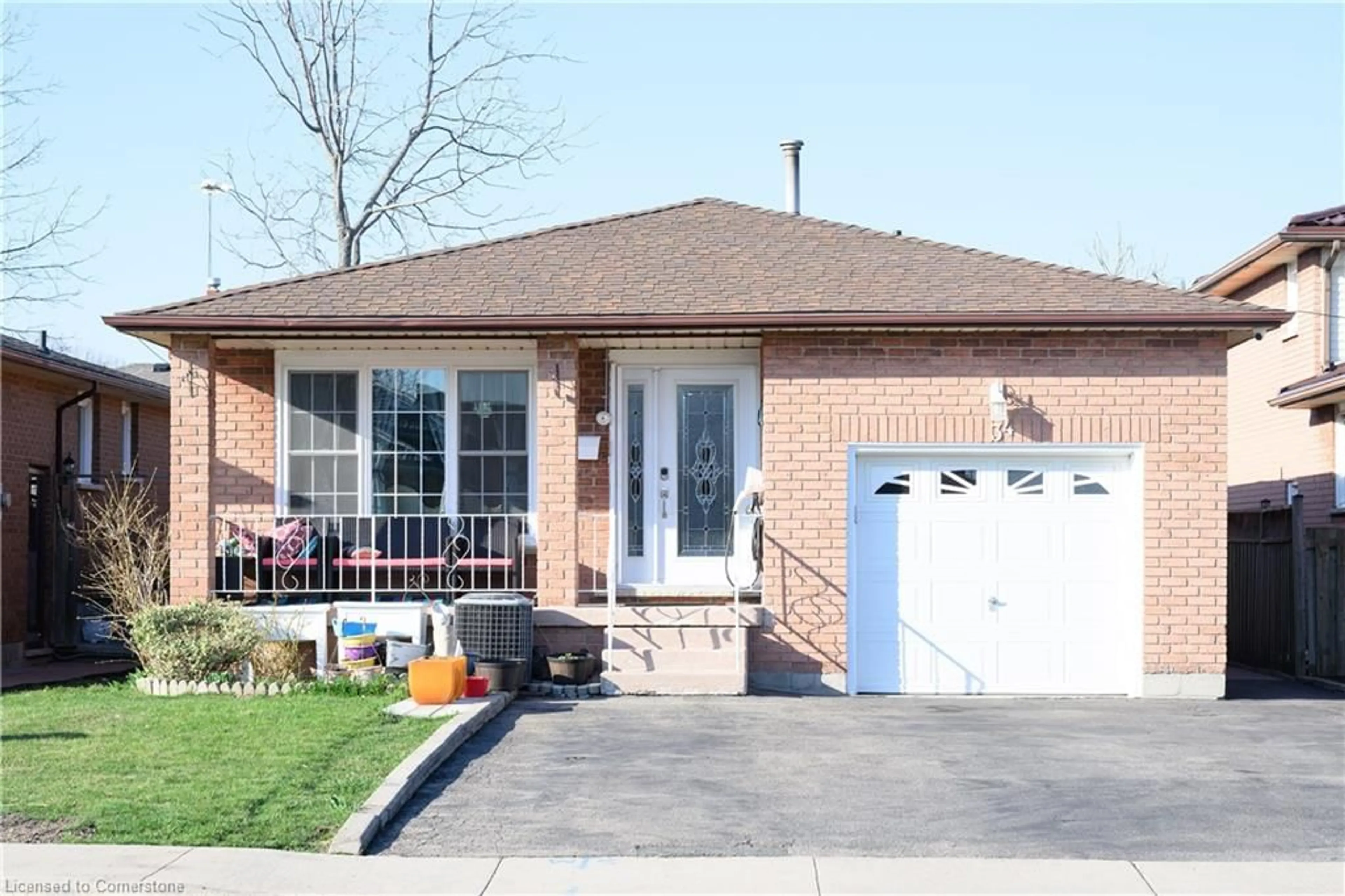 Home with brick exterior material, street for 34 Skyview Dr, Hamilton Ontario L9B 1X5