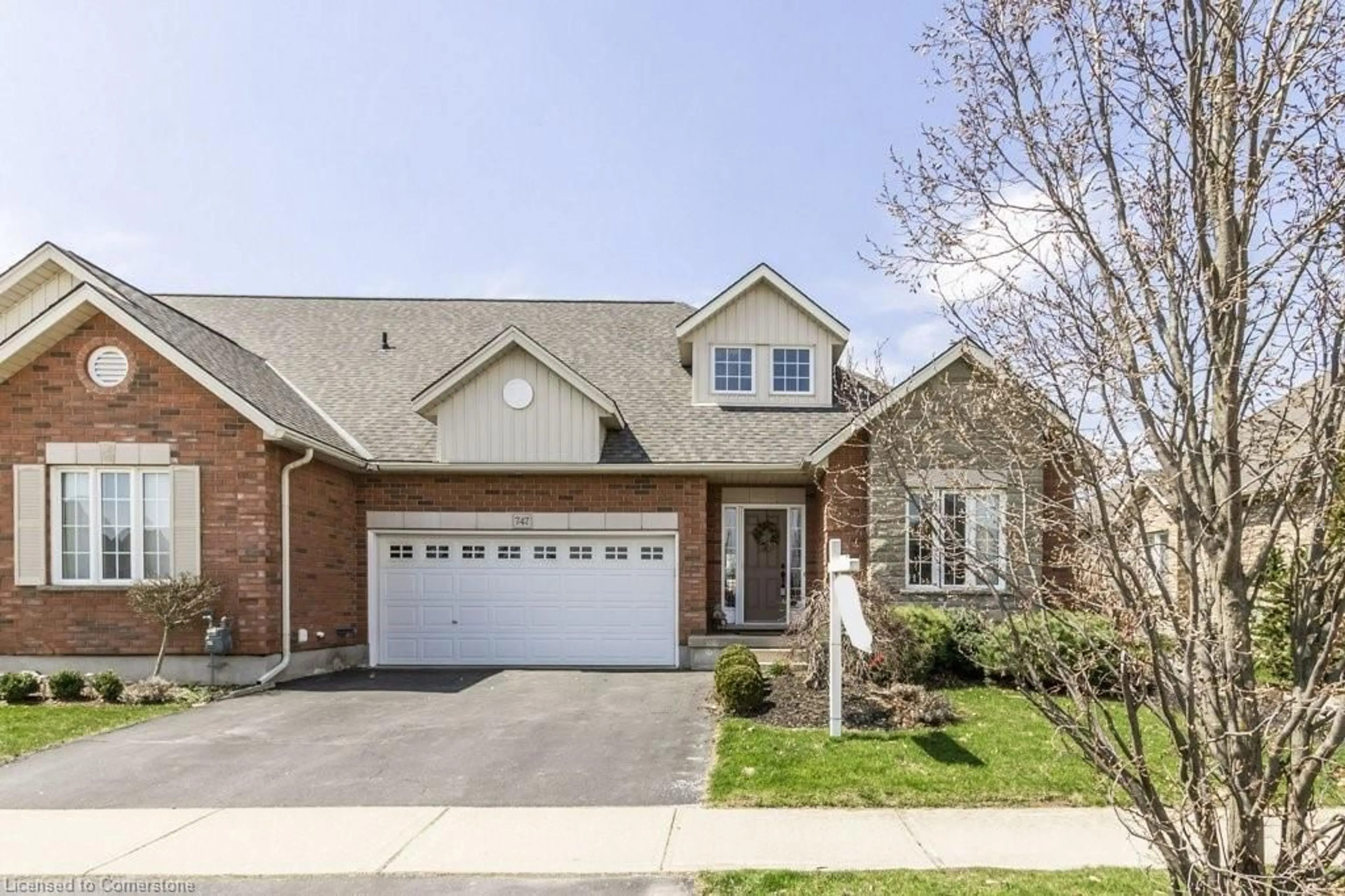 Home with brick exterior material, street for 747 Garden Court Cres, Woodstock Ontario N4T 0A3