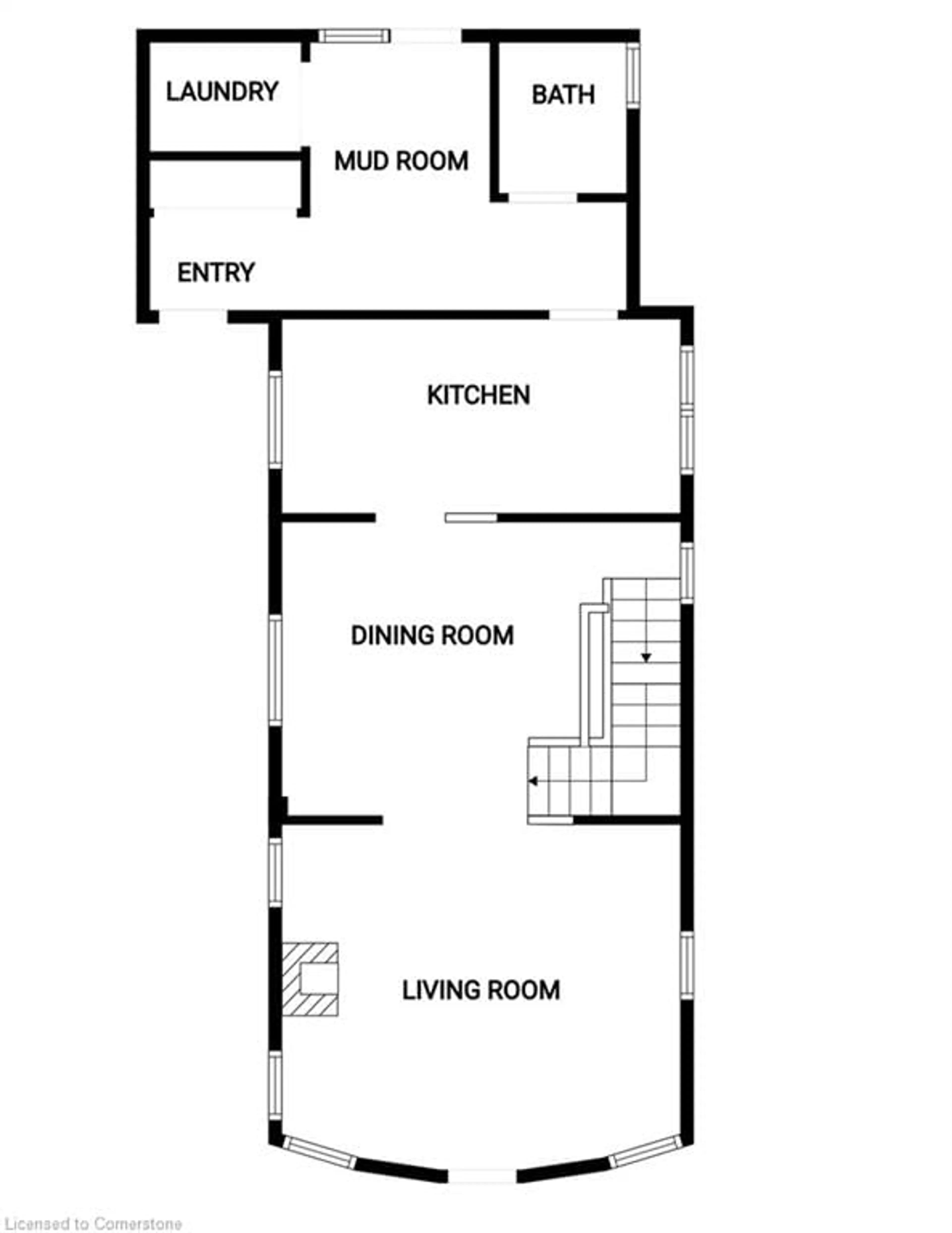 Floor plan for 268 Lake St, Grimsby Ontario L3M 2A1