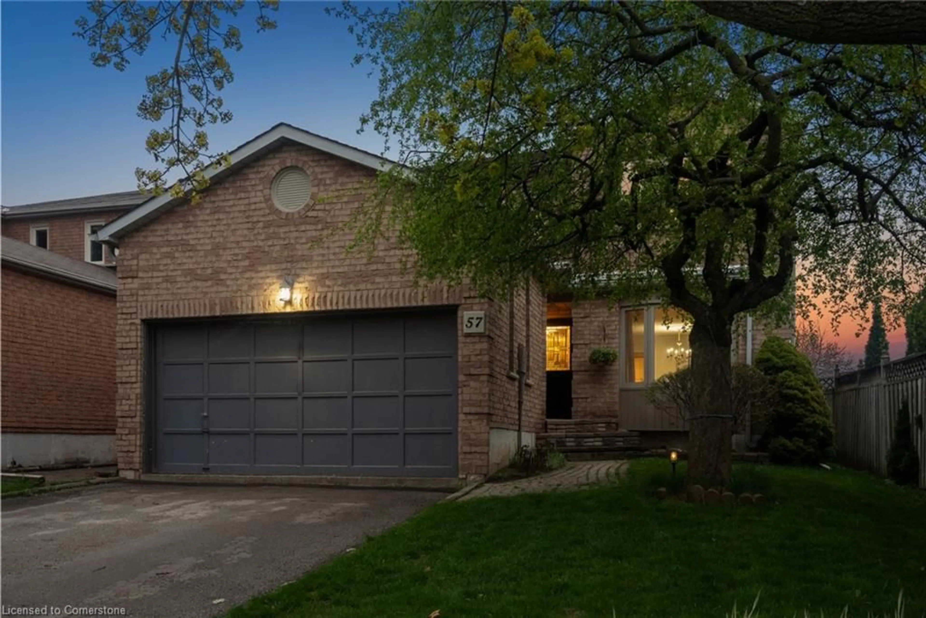 Home with brick exterior material, street for 57 Webster Way, Halton Ontario L7G 5J5