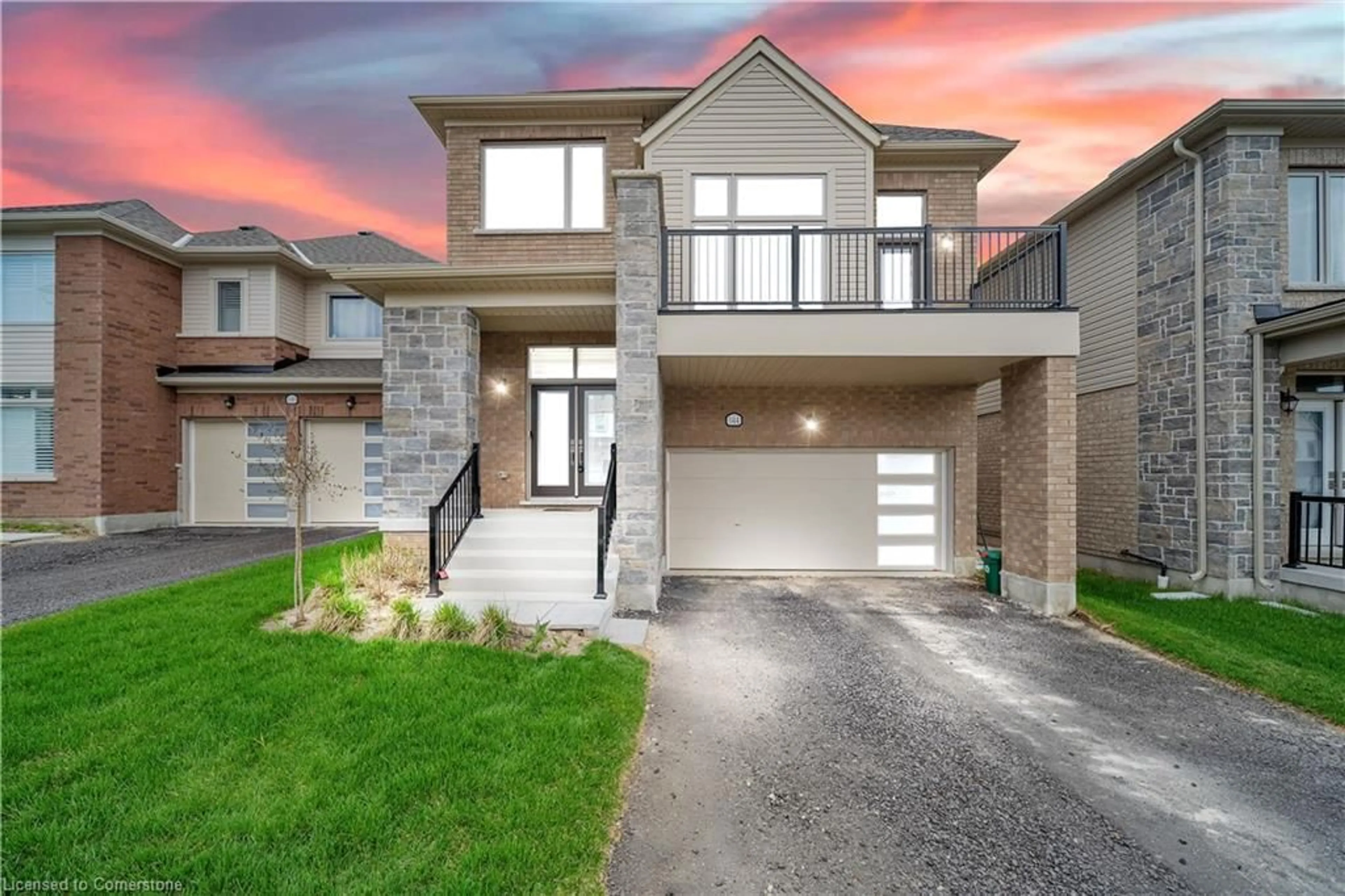 Home with brick exterior material, street for 144 Povey Rd, Fergus Ontario N1M 0J6