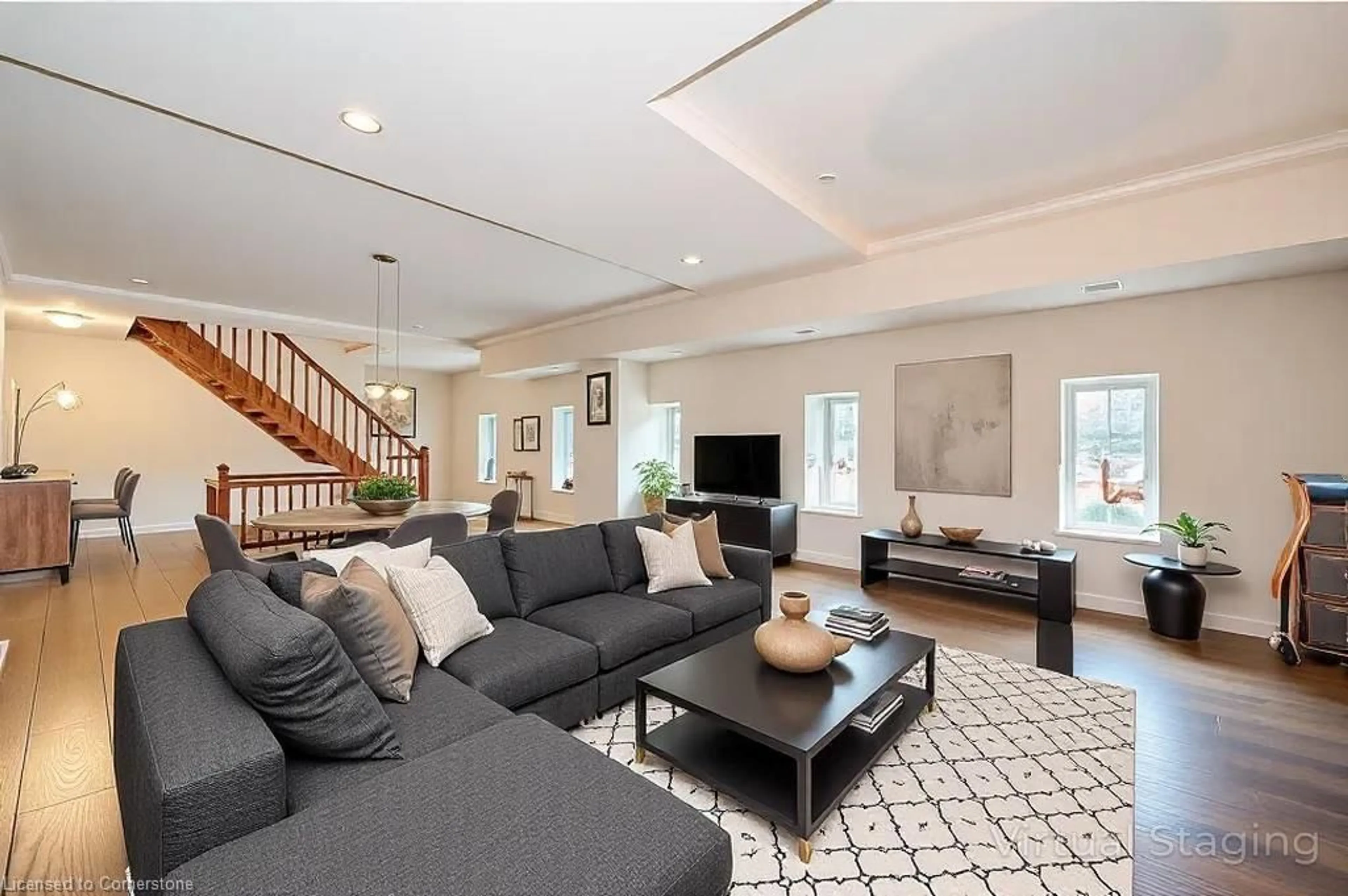 Living room with furniture, unknown for 5 Father David Bauer Dr #401, Waterloo Ontario N2L 6M2