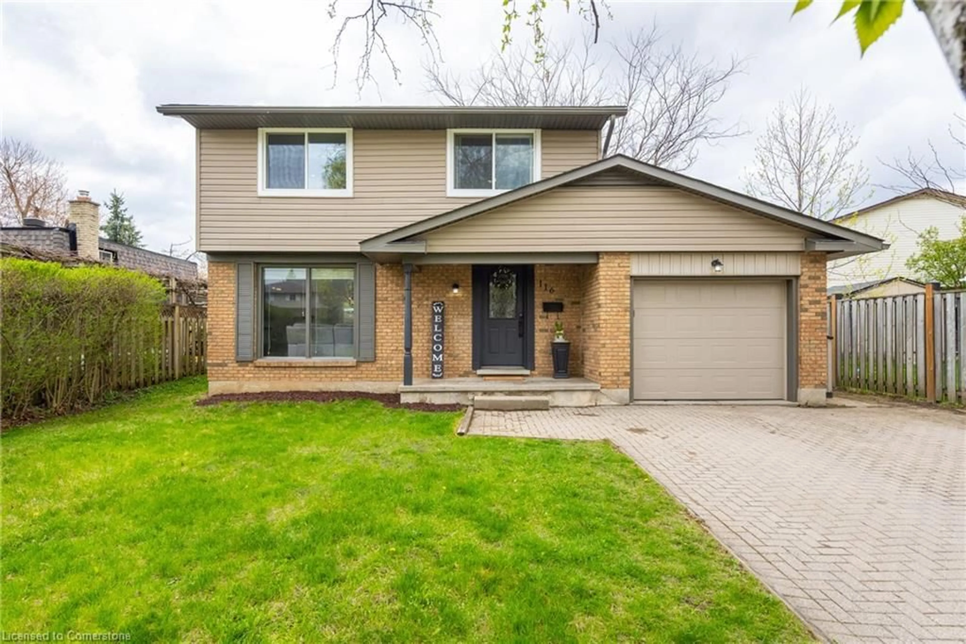 Home with brick exterior material, street for 116 Morrison Rd, Kitchener Ontario N2A 2T5