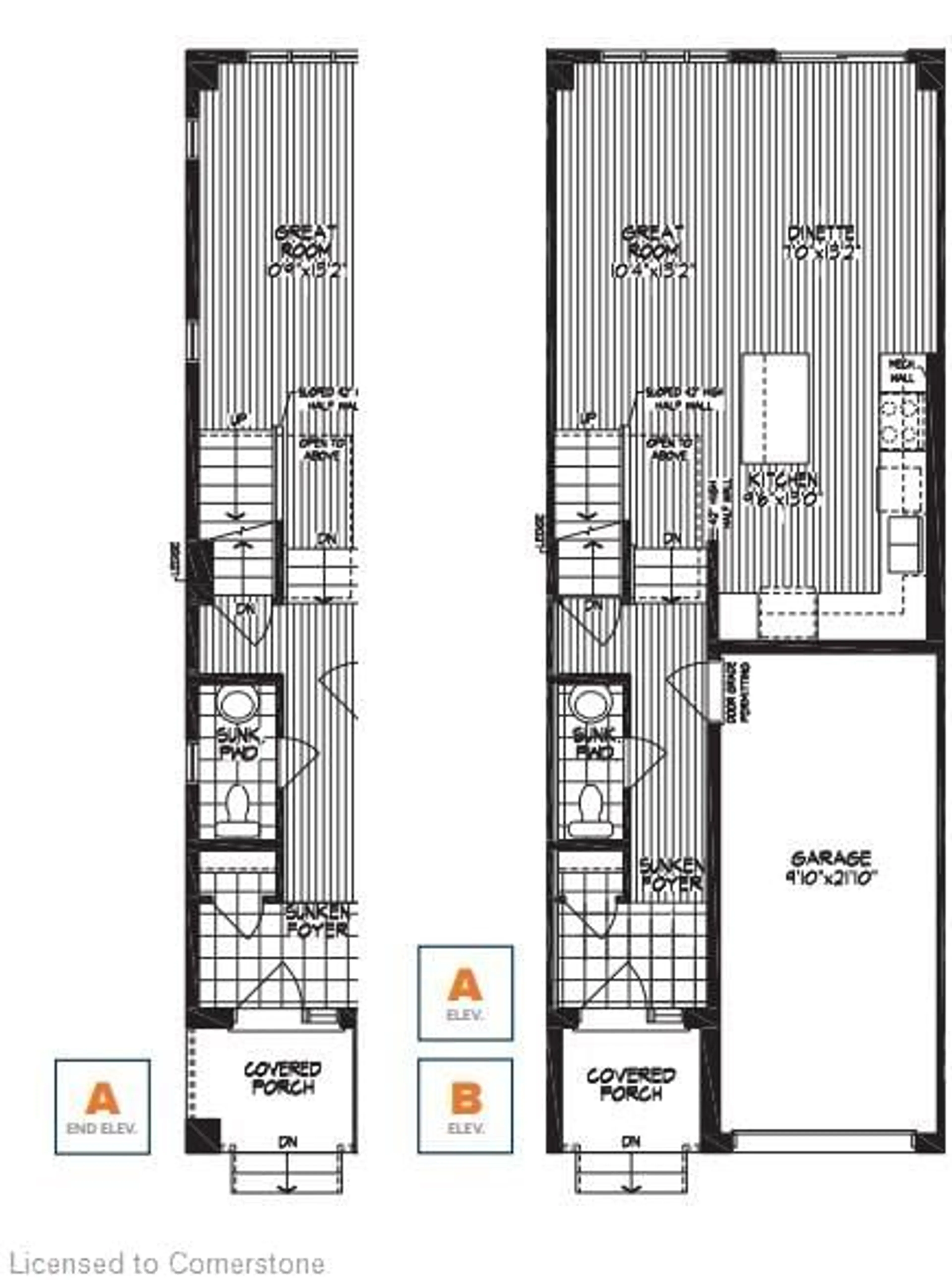 Floor plan for B112 Winter Wren Cres, Kitchener Ontario N2P 0K7