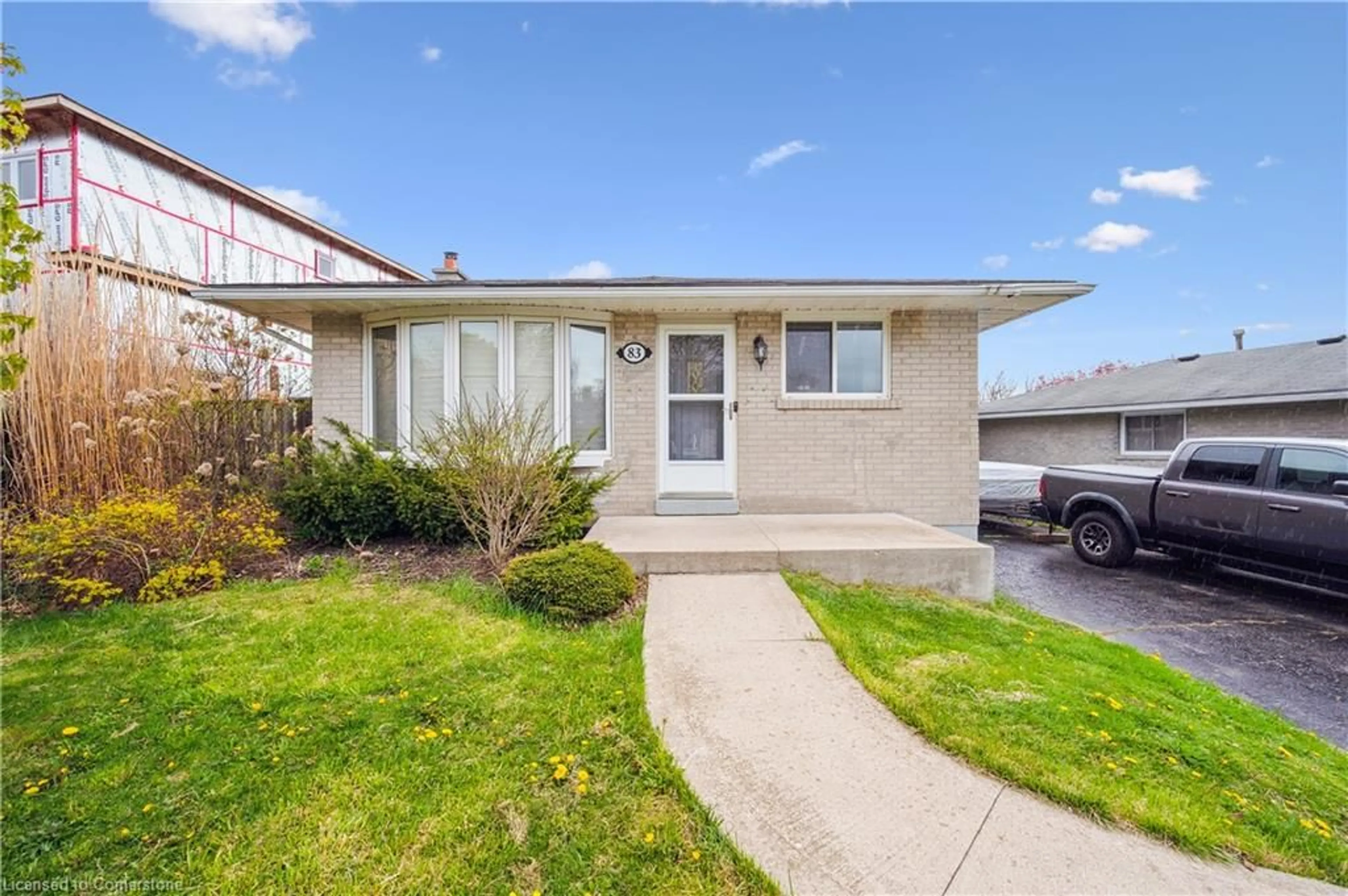 Home with vinyl exterior material, street for 83 Scott Rd, Cambridge Ontario N3C 2X6
