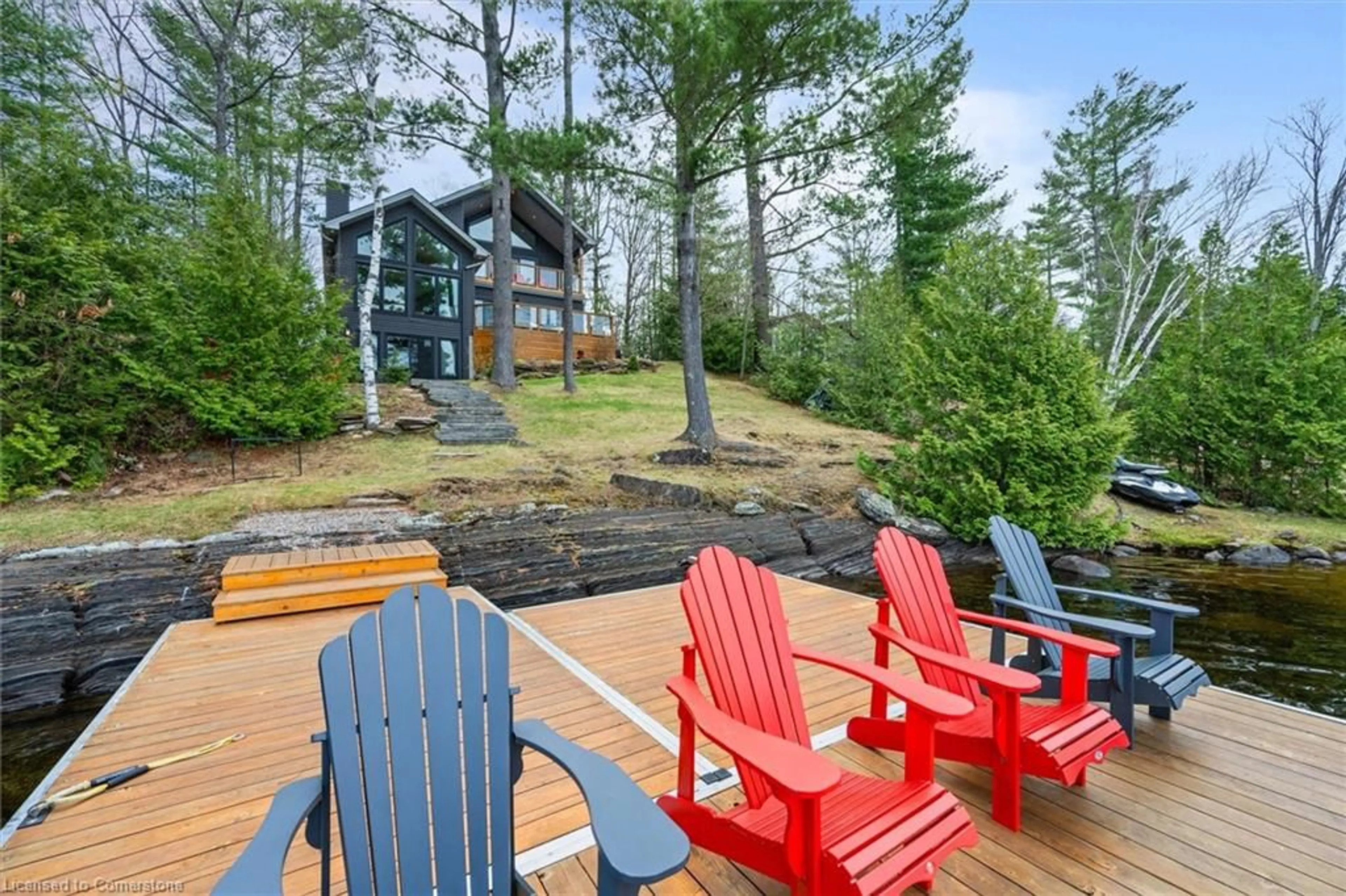 Patio, water/lake/river/ocean view for 198 Fire Route 57 Rte, Peterborough Ontario K0L 1Z0
