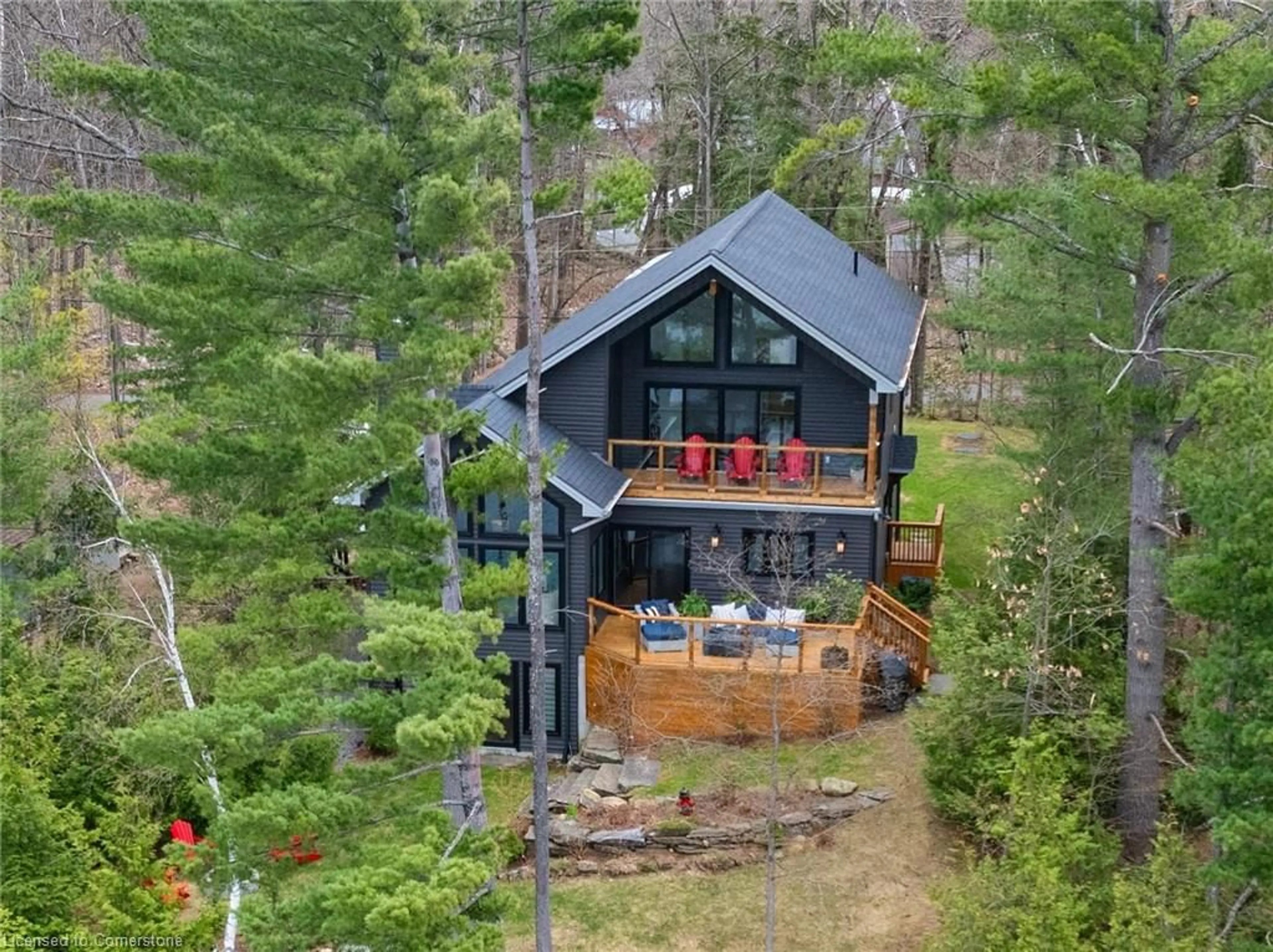A pic from outside/outdoor area/front of a property/back of a property/a pic from drone, unknown for 198 Fire Route 57 Rte, Peterborough Ontario K0L 1Z0