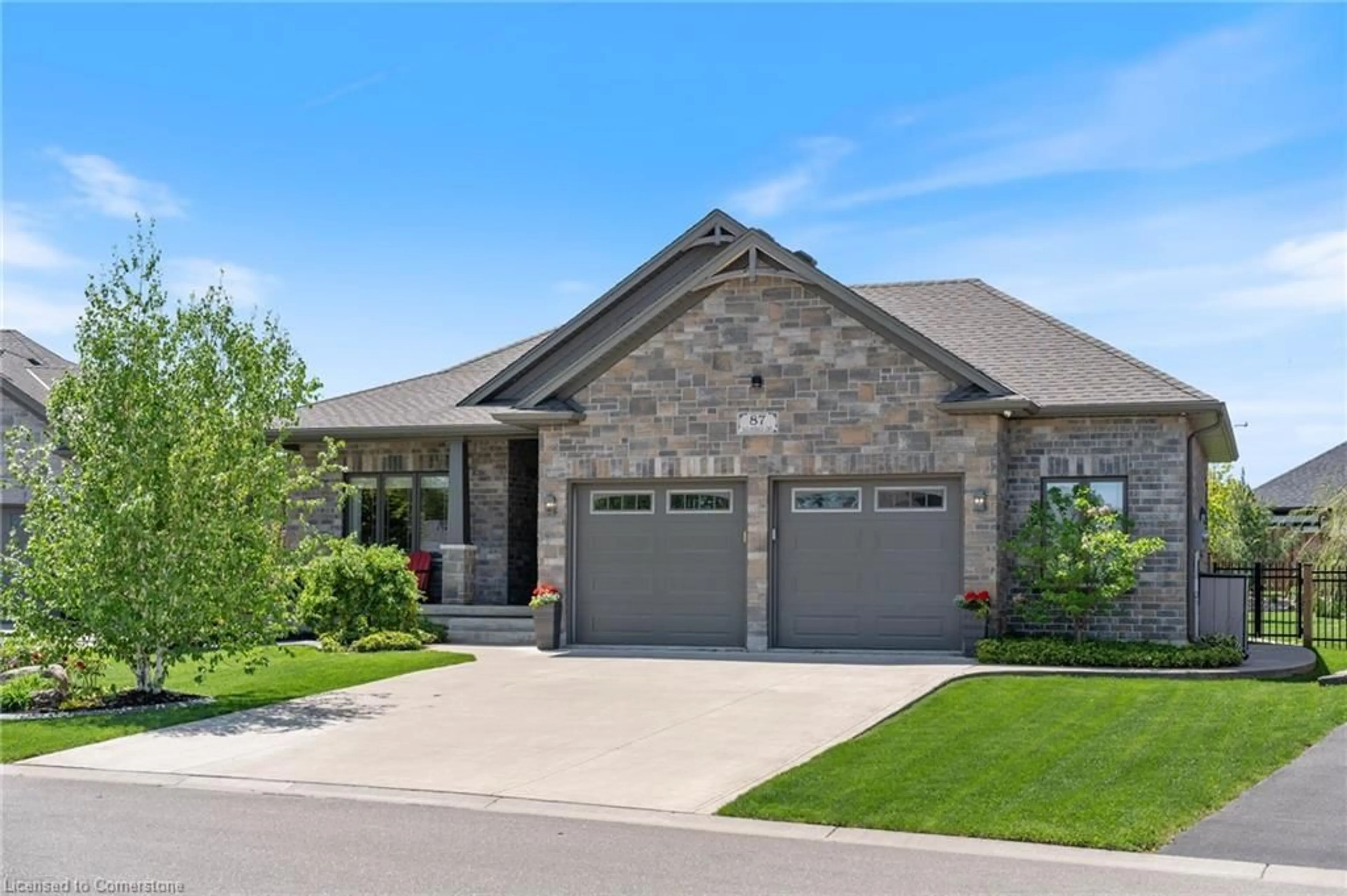 Home with brick exterior material, street for 87 Allandale Cres, Simcoe Ontario N3Y 0B4