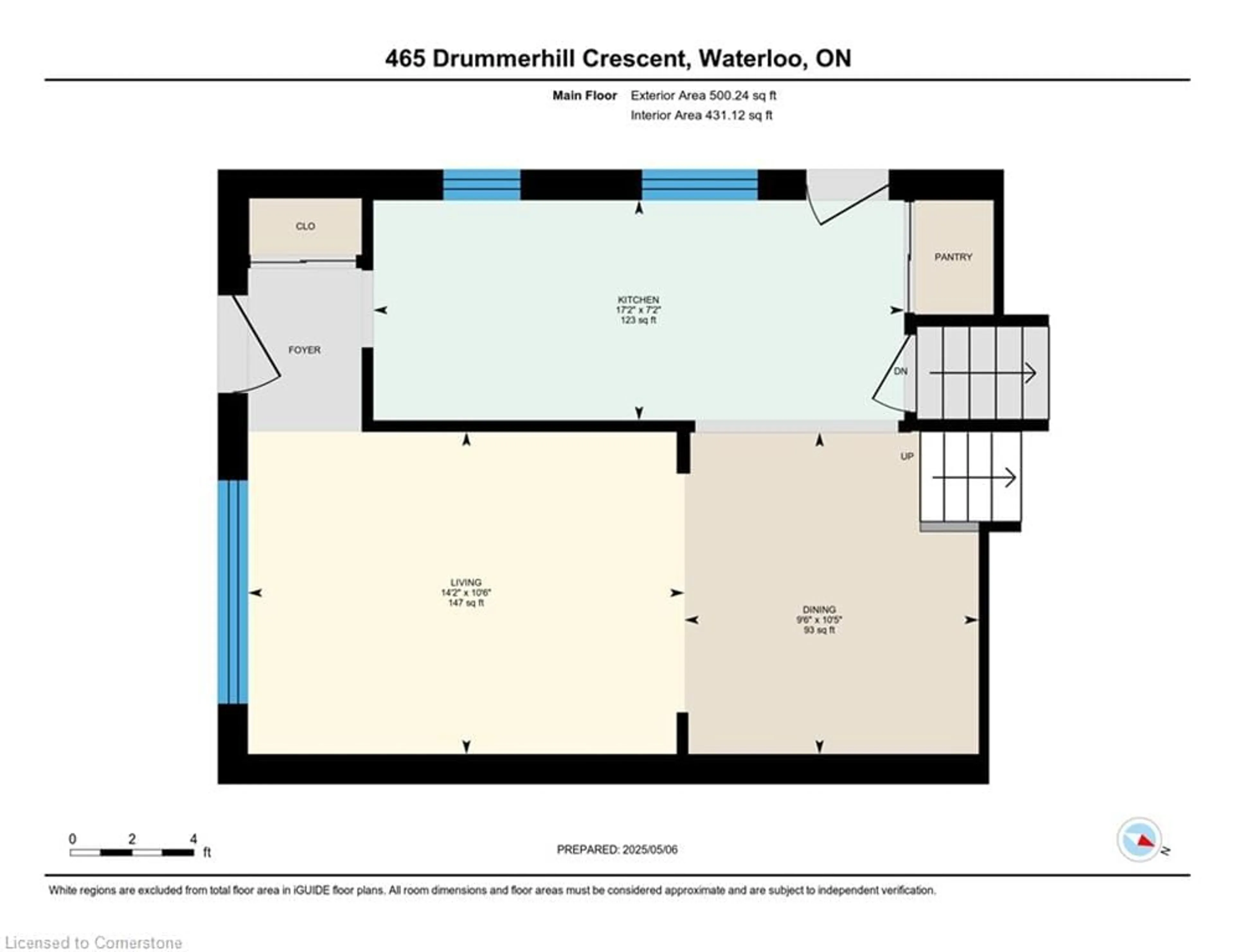 Floor plan for 465 Drummerhill Cres, Waterloo Ontario N2T 1G3