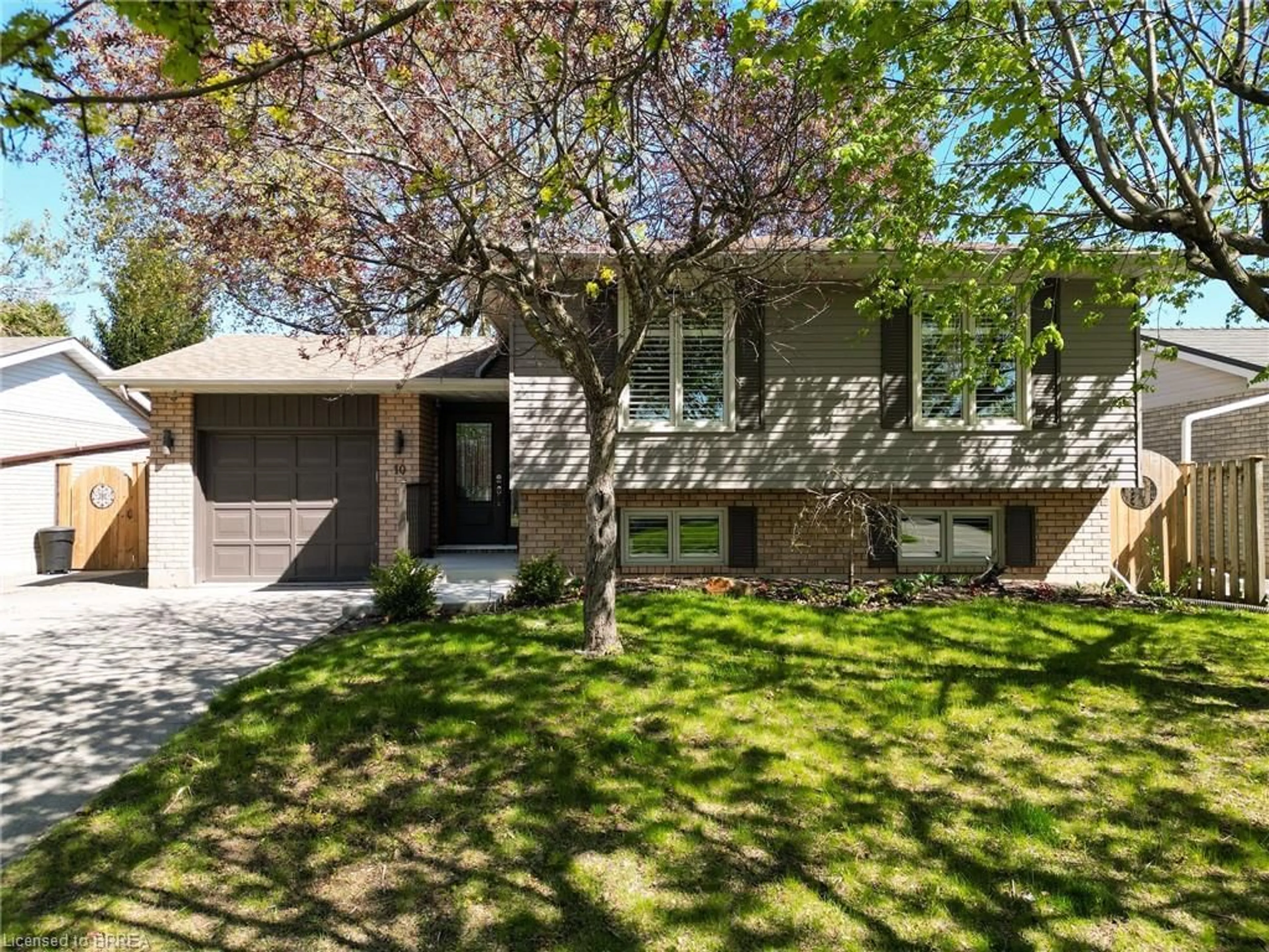 Home with brick exterior material, street for 10 Myrtleville Dr, Brantford Ontario N3V 1B8