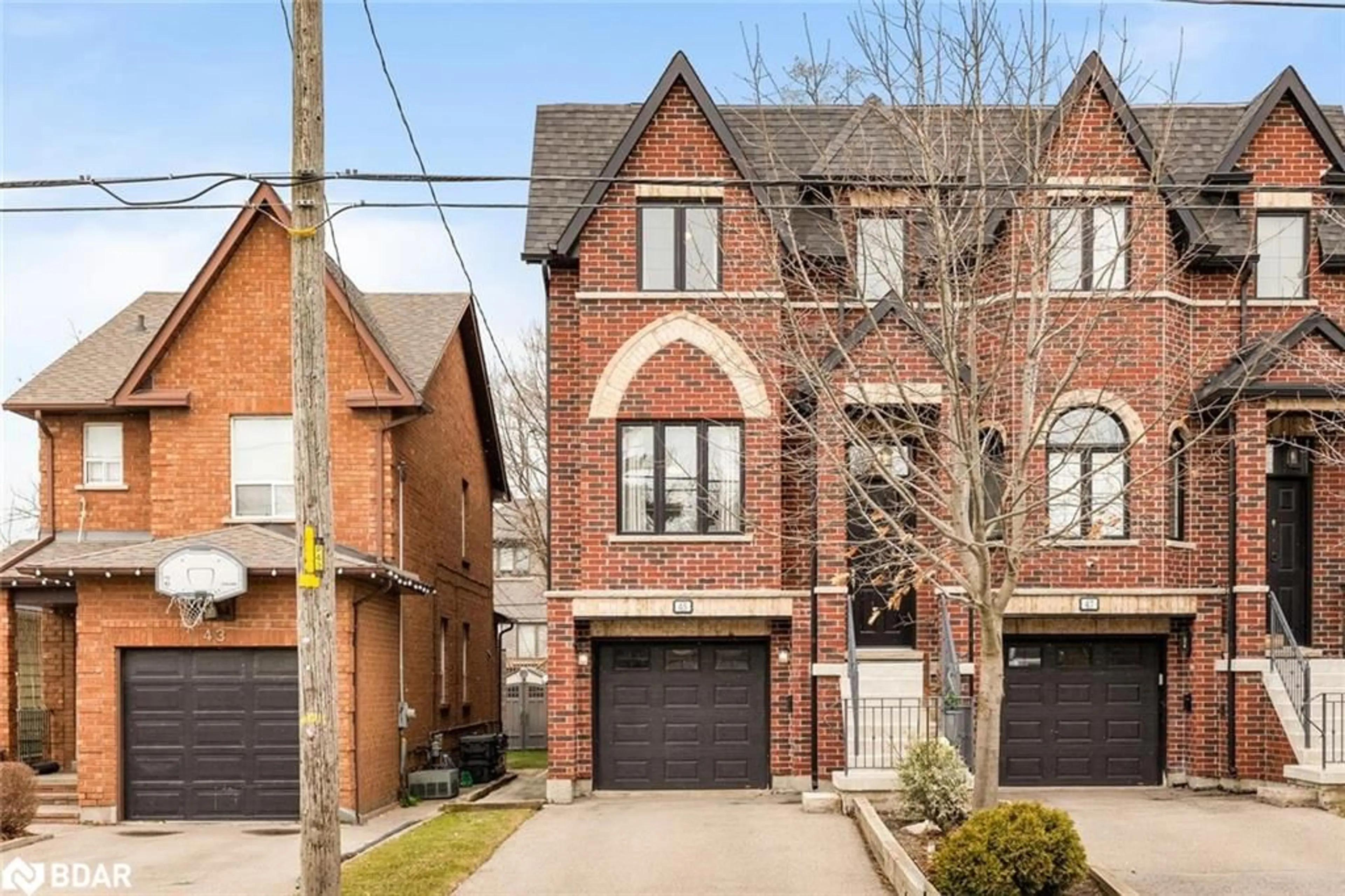 Home with brick exterior material, street for 45 Elder Ave, Etobicoke Ontario M8W 1S3