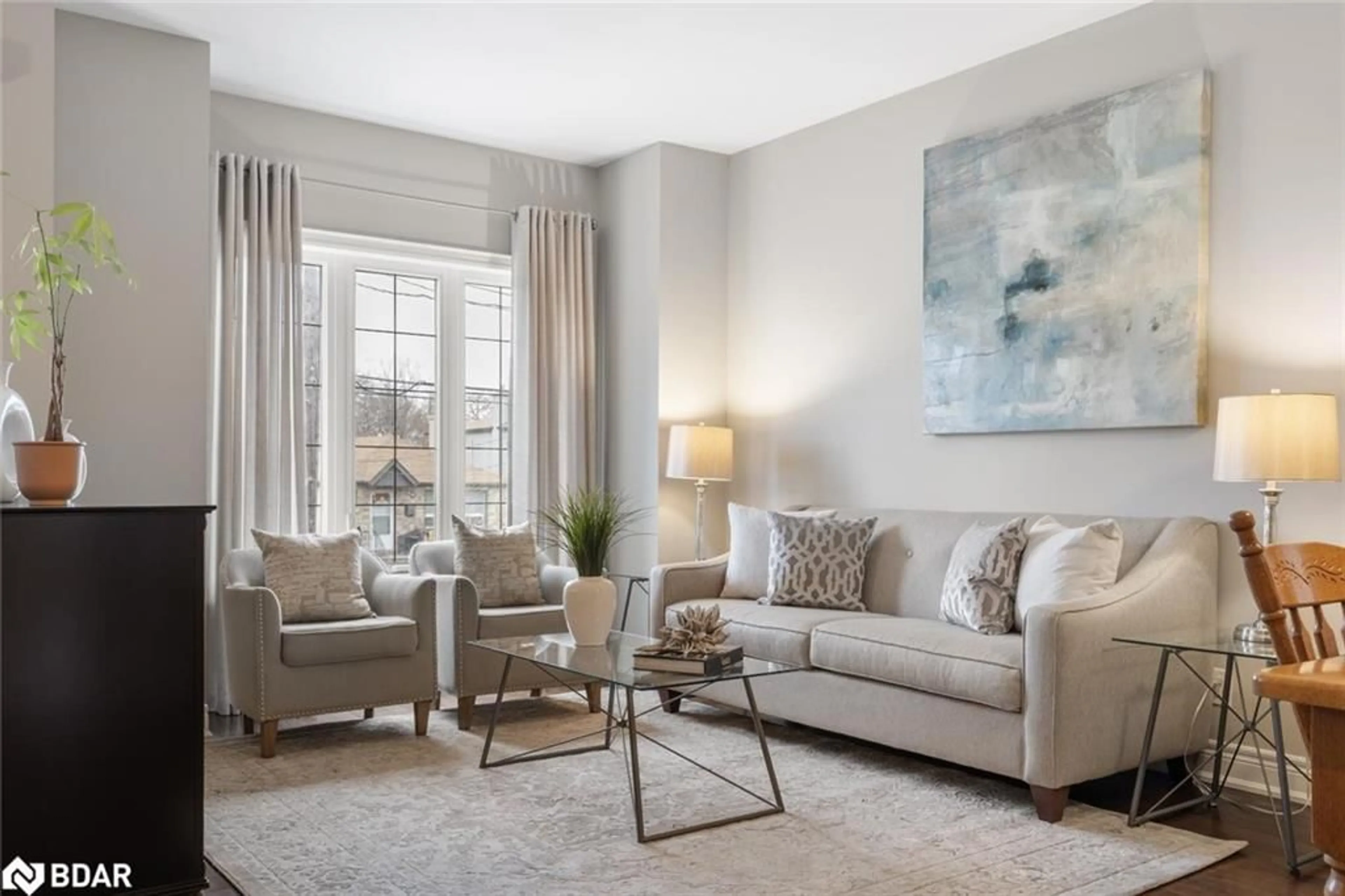 Living room with furniture, unknown for 45 Elder Ave, Etobicoke Ontario M8W 1S3