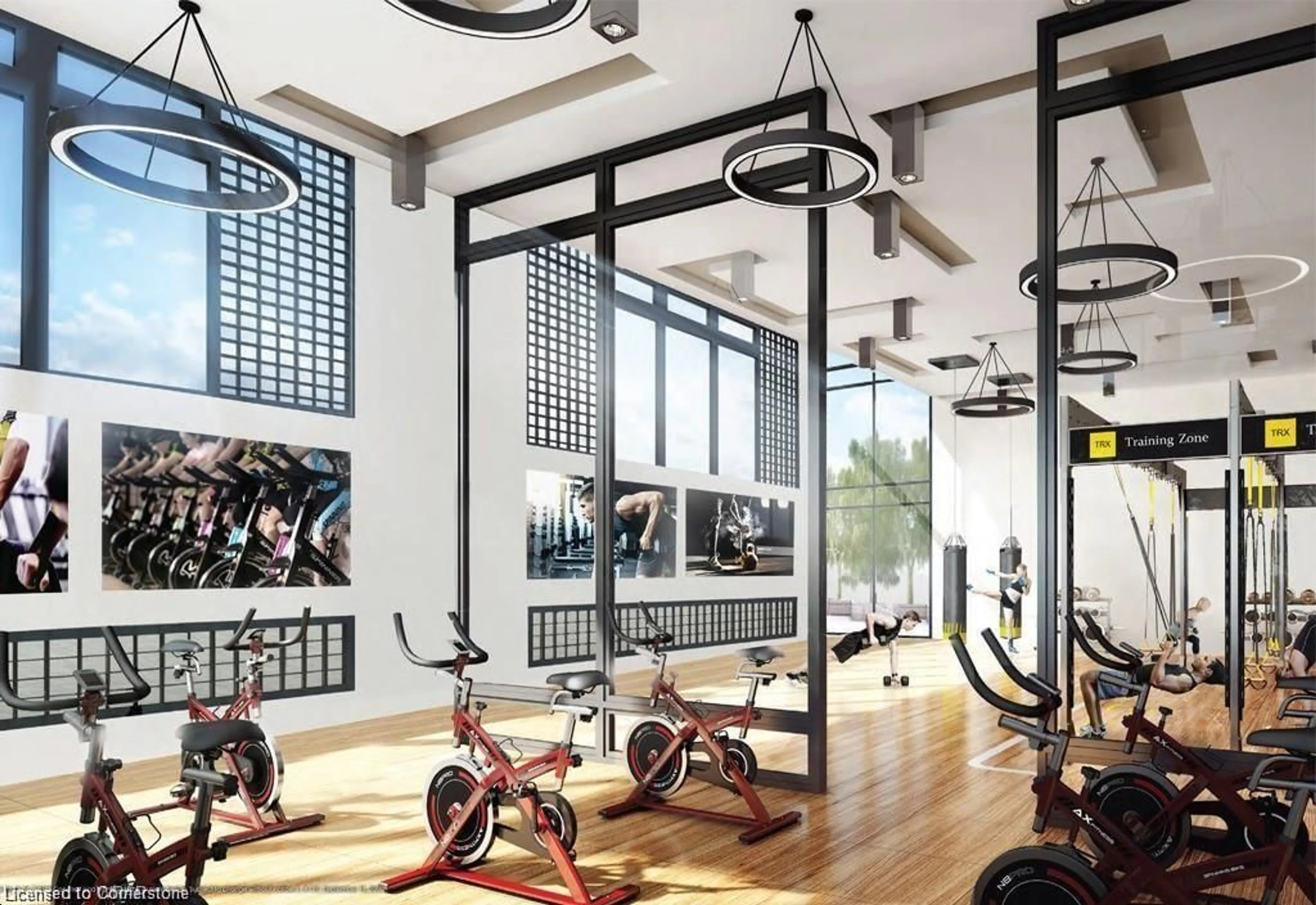 Gym or fitness room for 55 Duke St #1006, Kitchener Ontario N2X 3H9