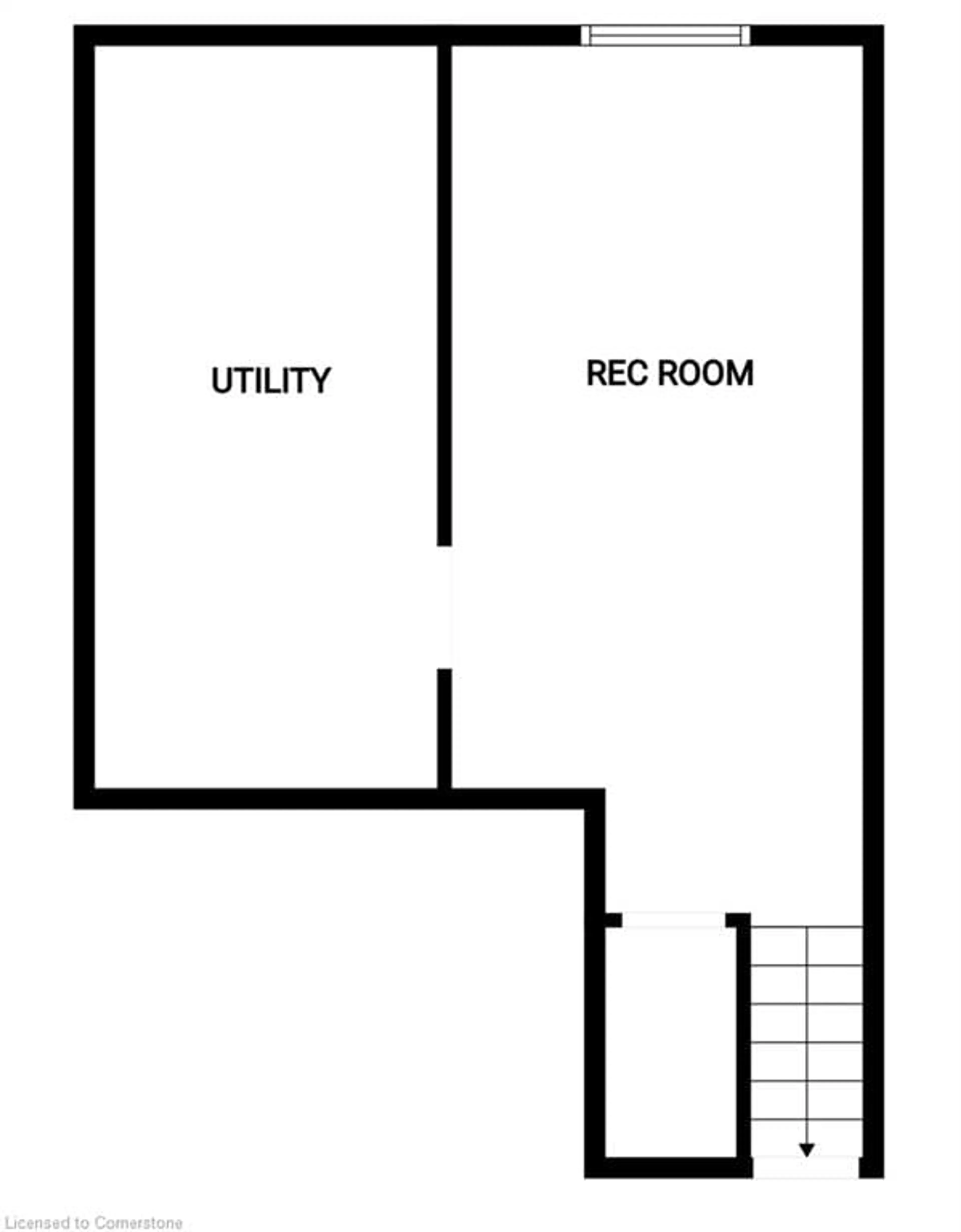 Floor plan for 104 Frances Ave #28, Stoney Creek Ontario L8E 5X3