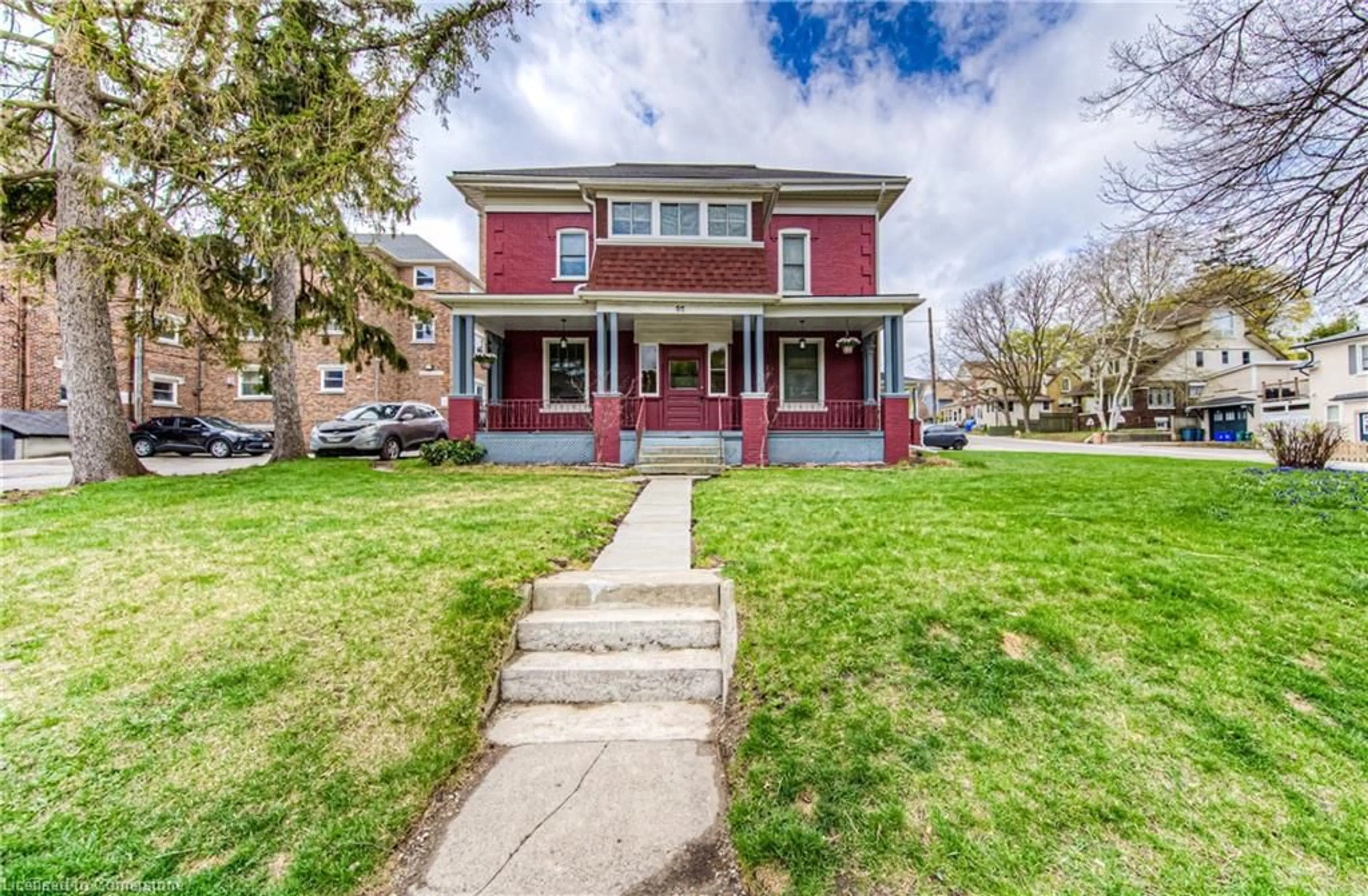 Home with brick exterior material, street for 95 Church St, Kitchener Ontario N2G 2S3