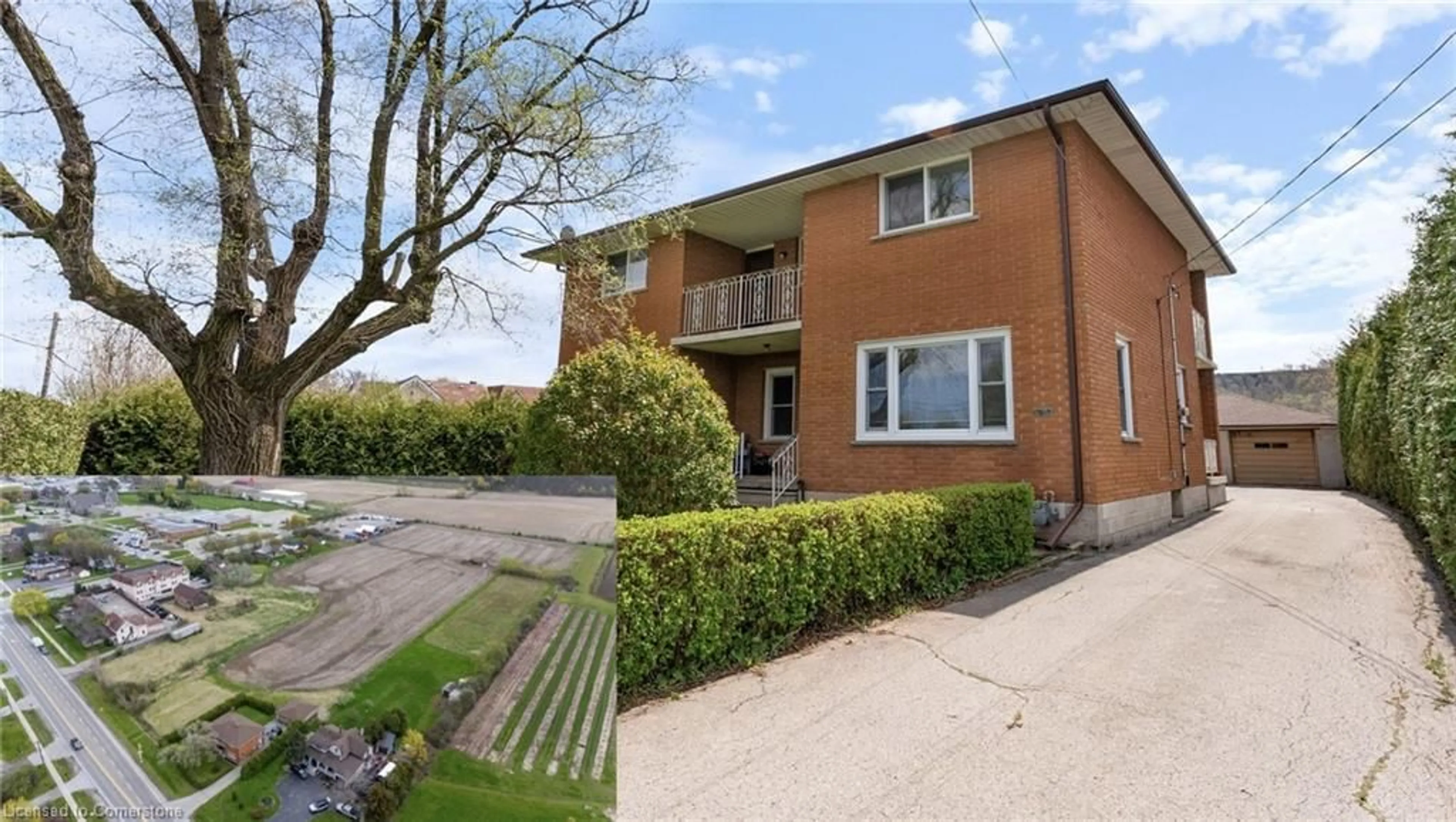 A pic from outside/outdoor area/front of a property/back of a property/a pic from drone, street for 868 8 Hwy, Hamilton Ontario L8E 5J2