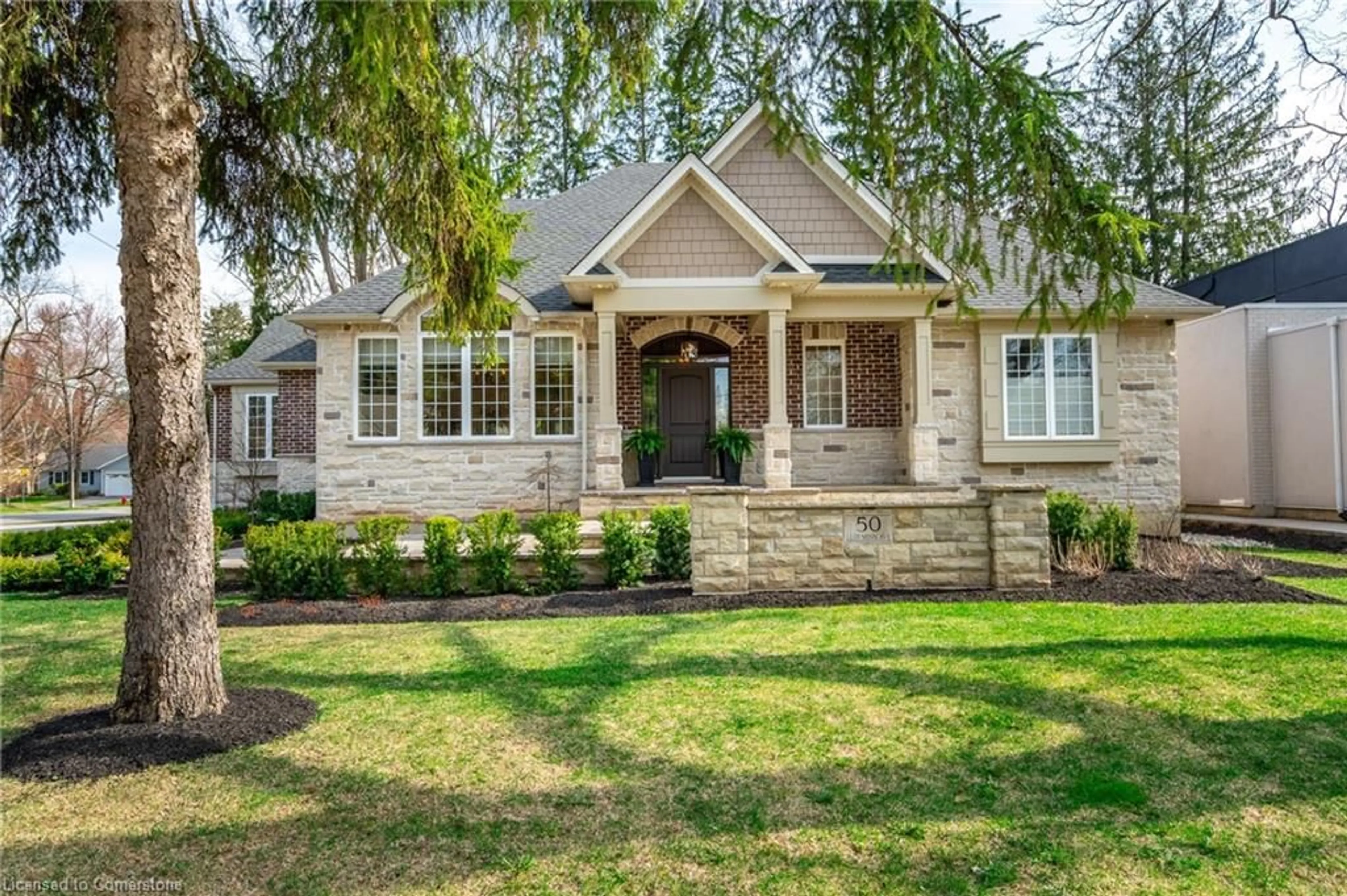 Home with brick exterior material, street for 50 Lloyminn Ave, Ancaster Ontario L9G 1H3