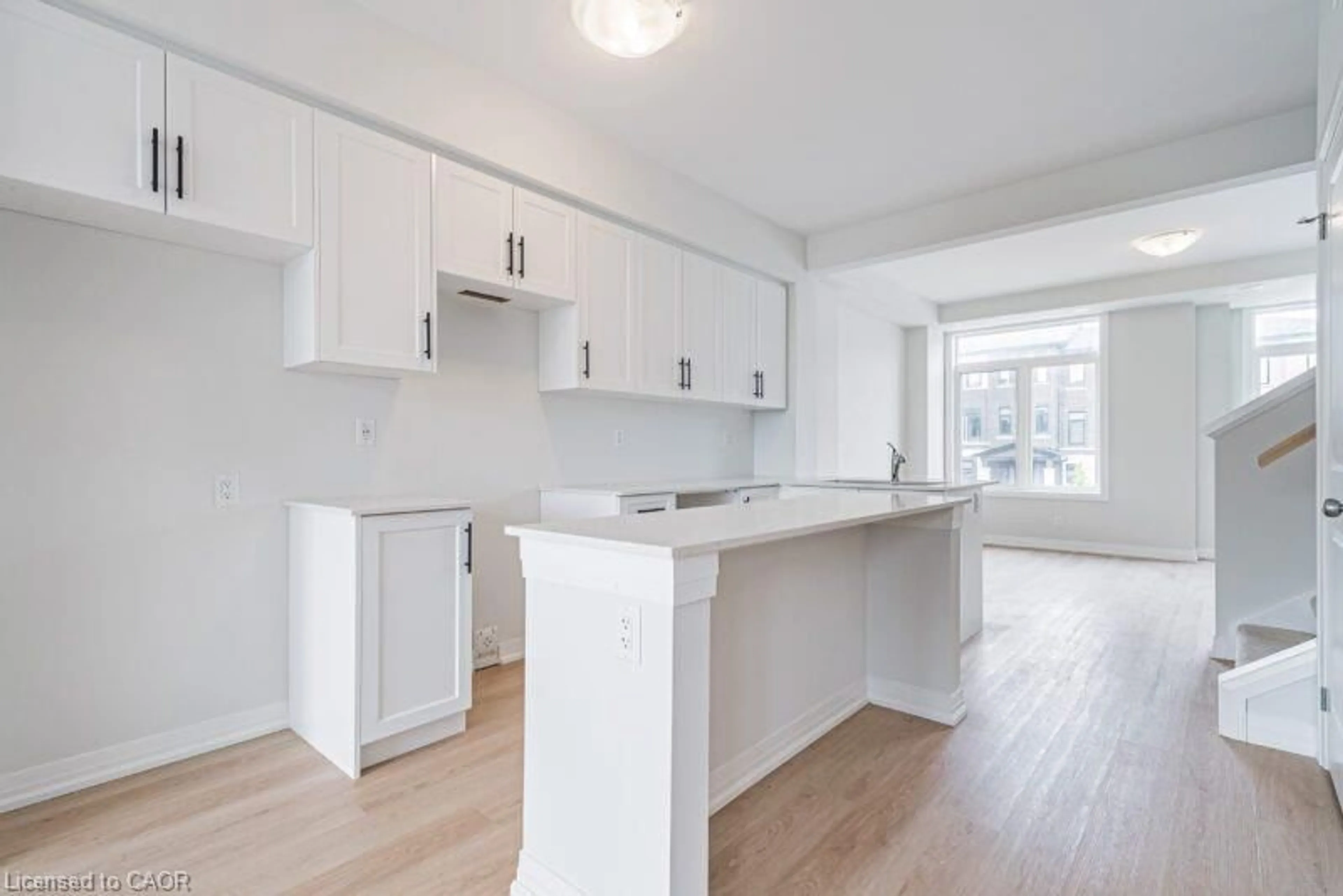 Open concept kitchen, unknown for 155 Equestrian Way #22, Cambridge Ontario N3E 0E8