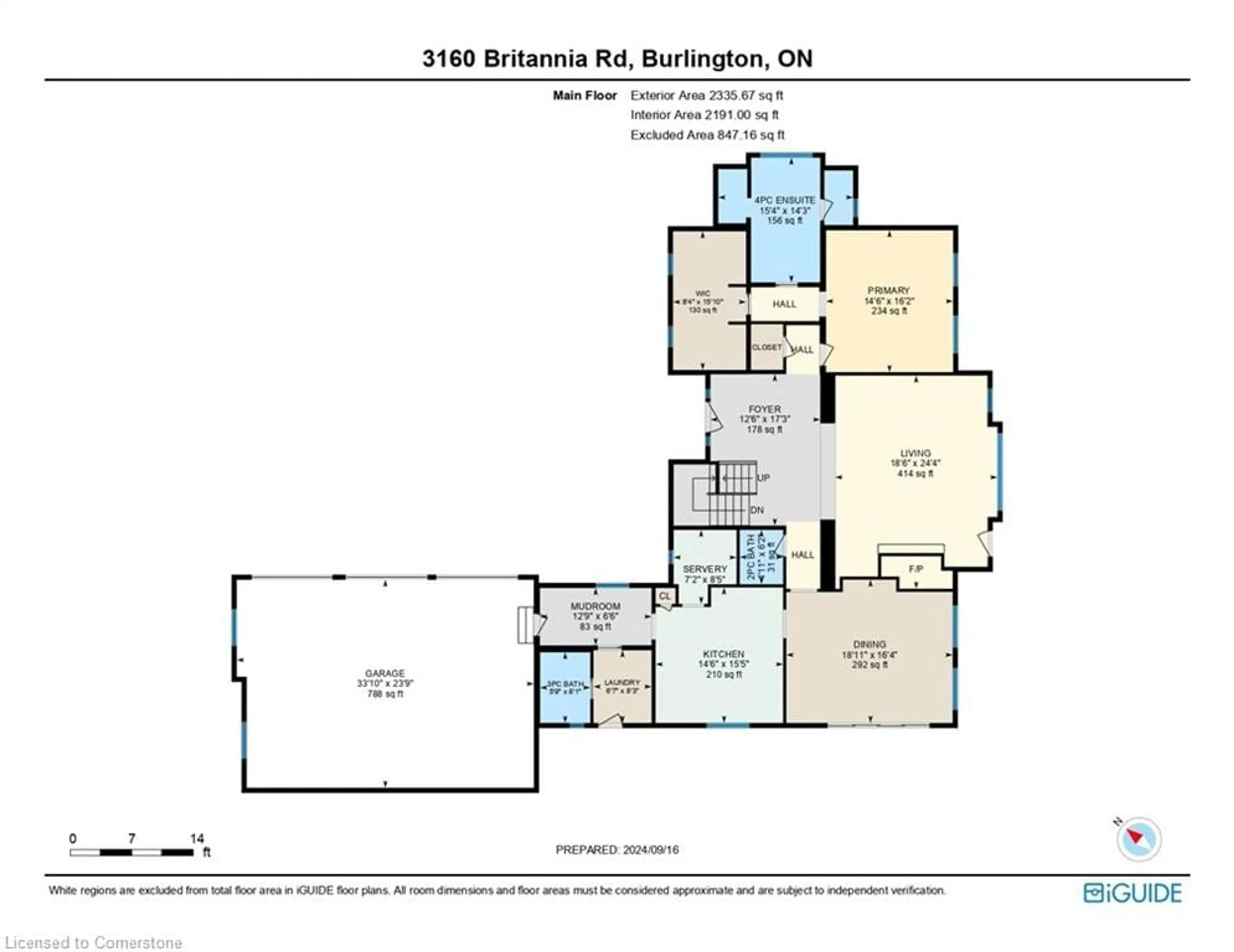 Floor plan for 3160 Britannia Rd, Burlington Ontario L7M 0S1
