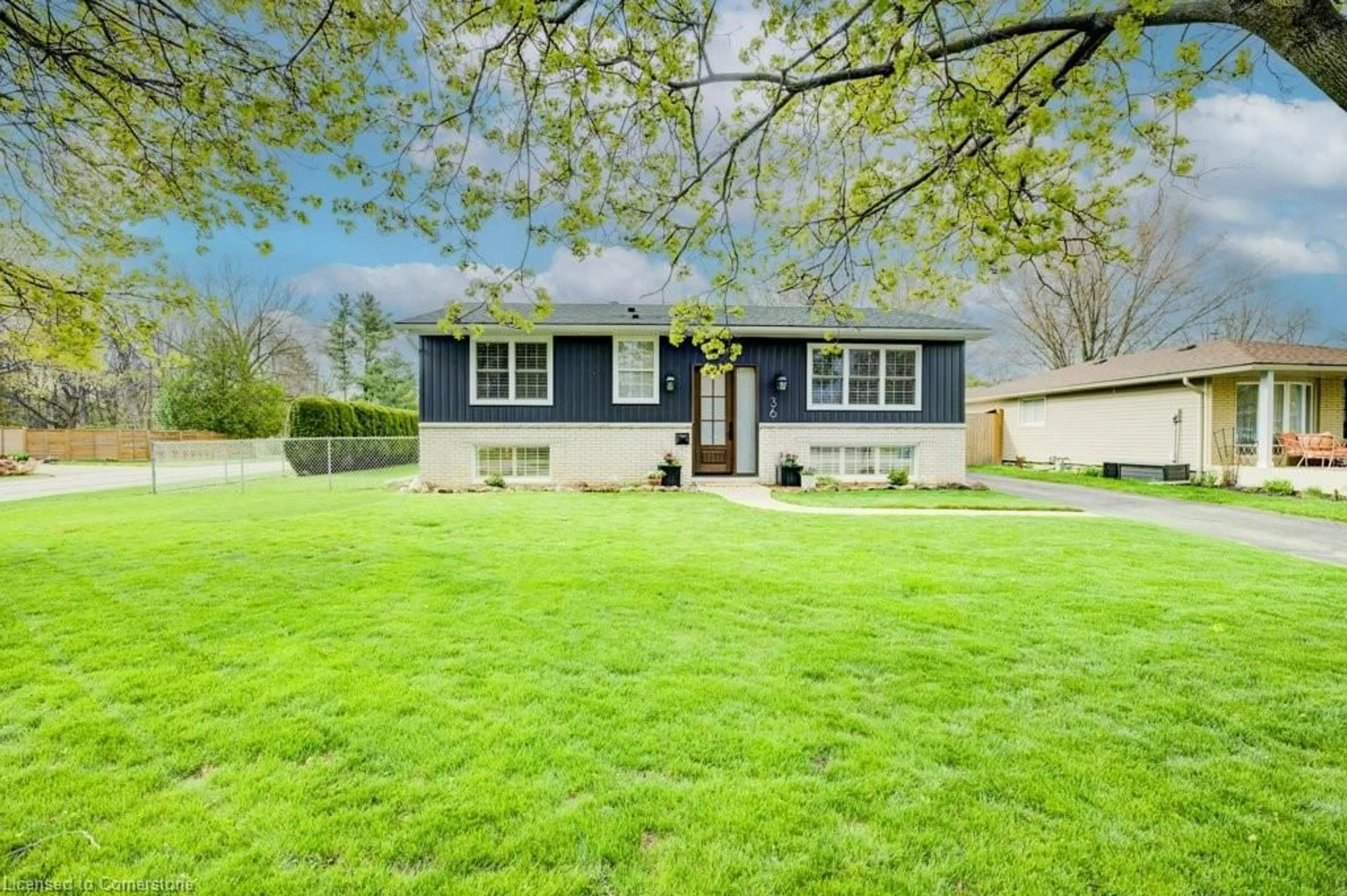 Home with vinyl exterior material, street for 36 Milton Ave, Cambridge Ontario N3C 2Y4