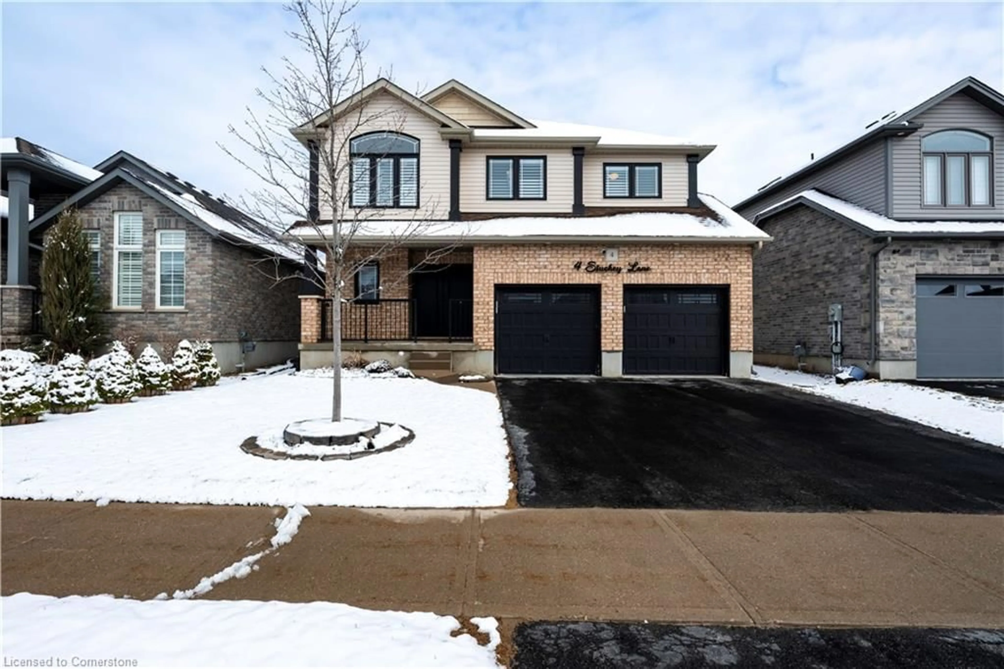 Home with brick exterior material, street for 4 Stuckey Lane, East Luther-Grand Valley Ontario L9W 6W5